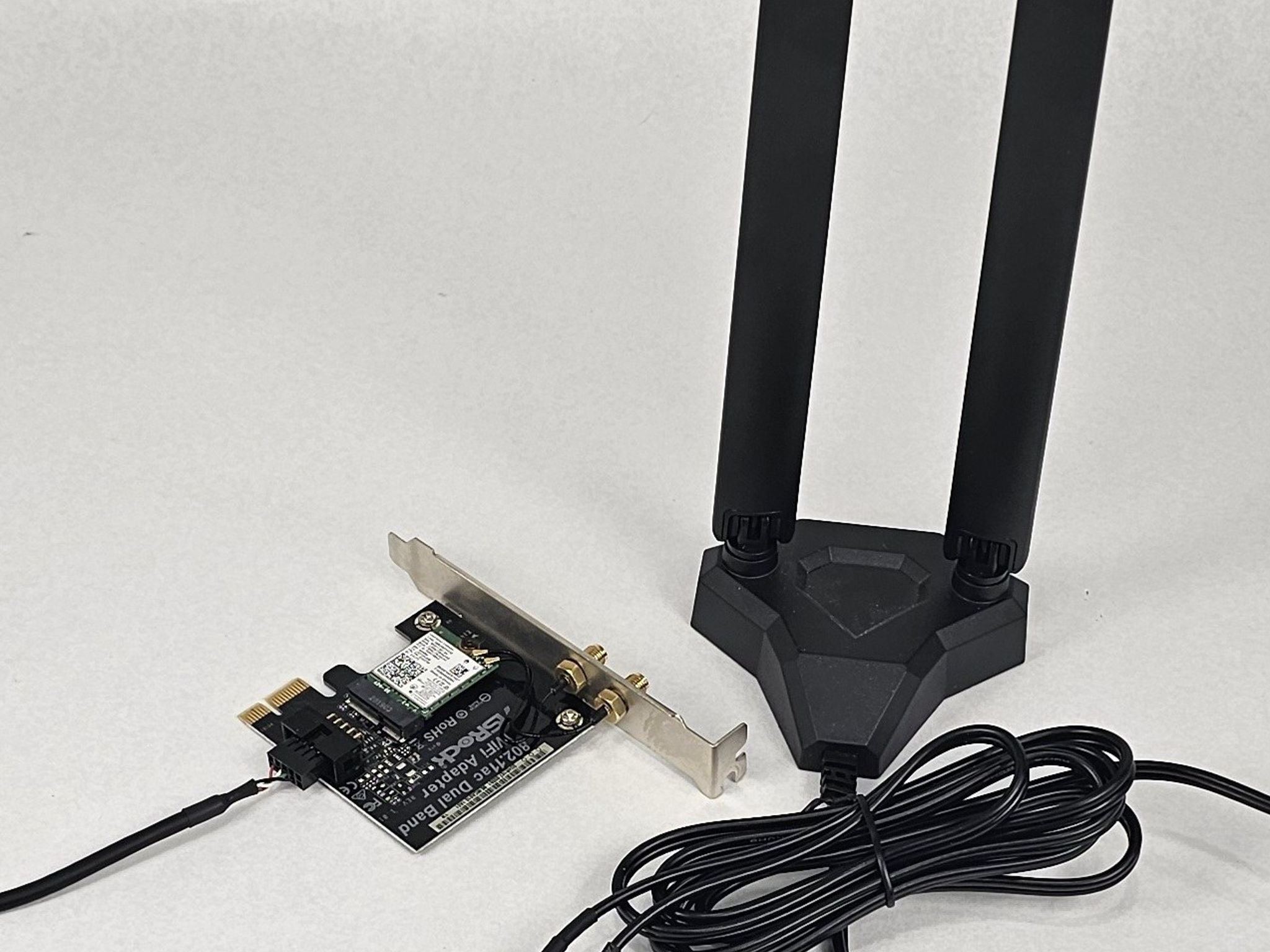 ASRock 802.11ac Dual Band PCIe WiFi Card