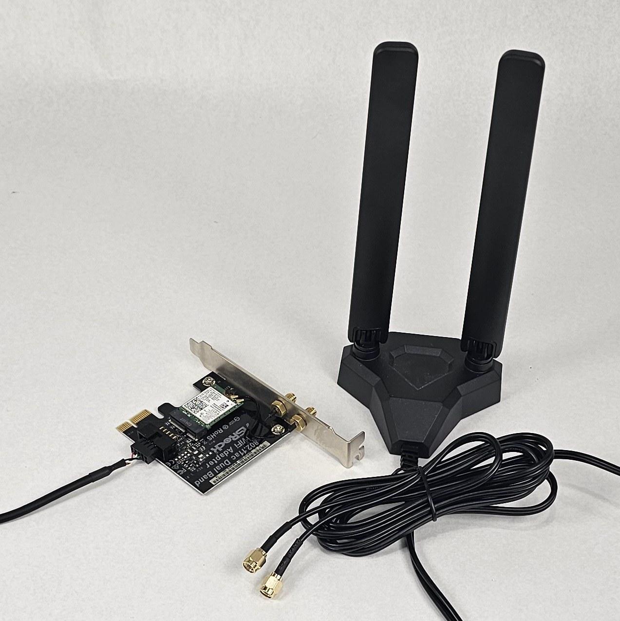 ASRock 802.11ac Dual Band PCIe WiFi Card