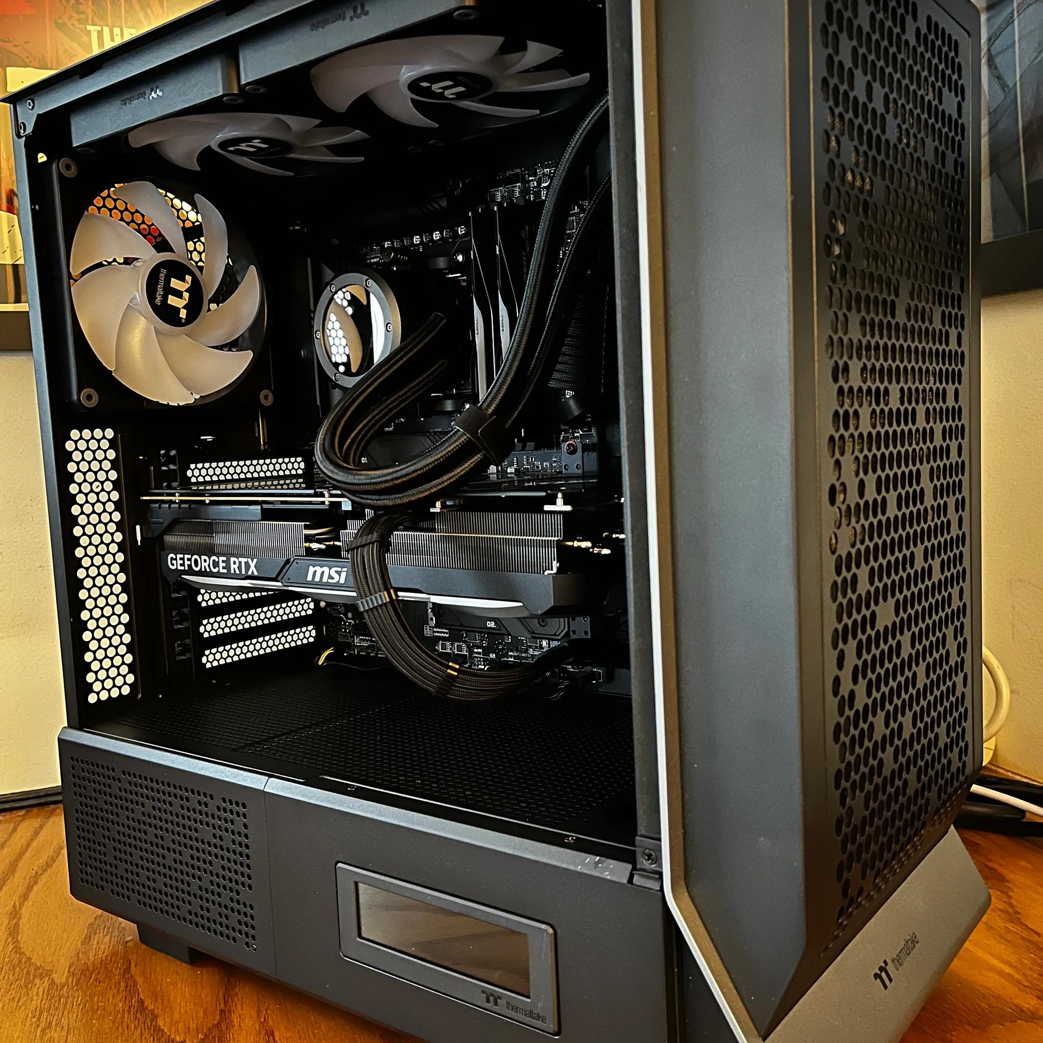 Black Tiger - RTX 4080 SUPER | Ryzen 7 7800X3D | 32GB DDR5 @ 6000MT/sec | 4TB storage | 1000W PSU