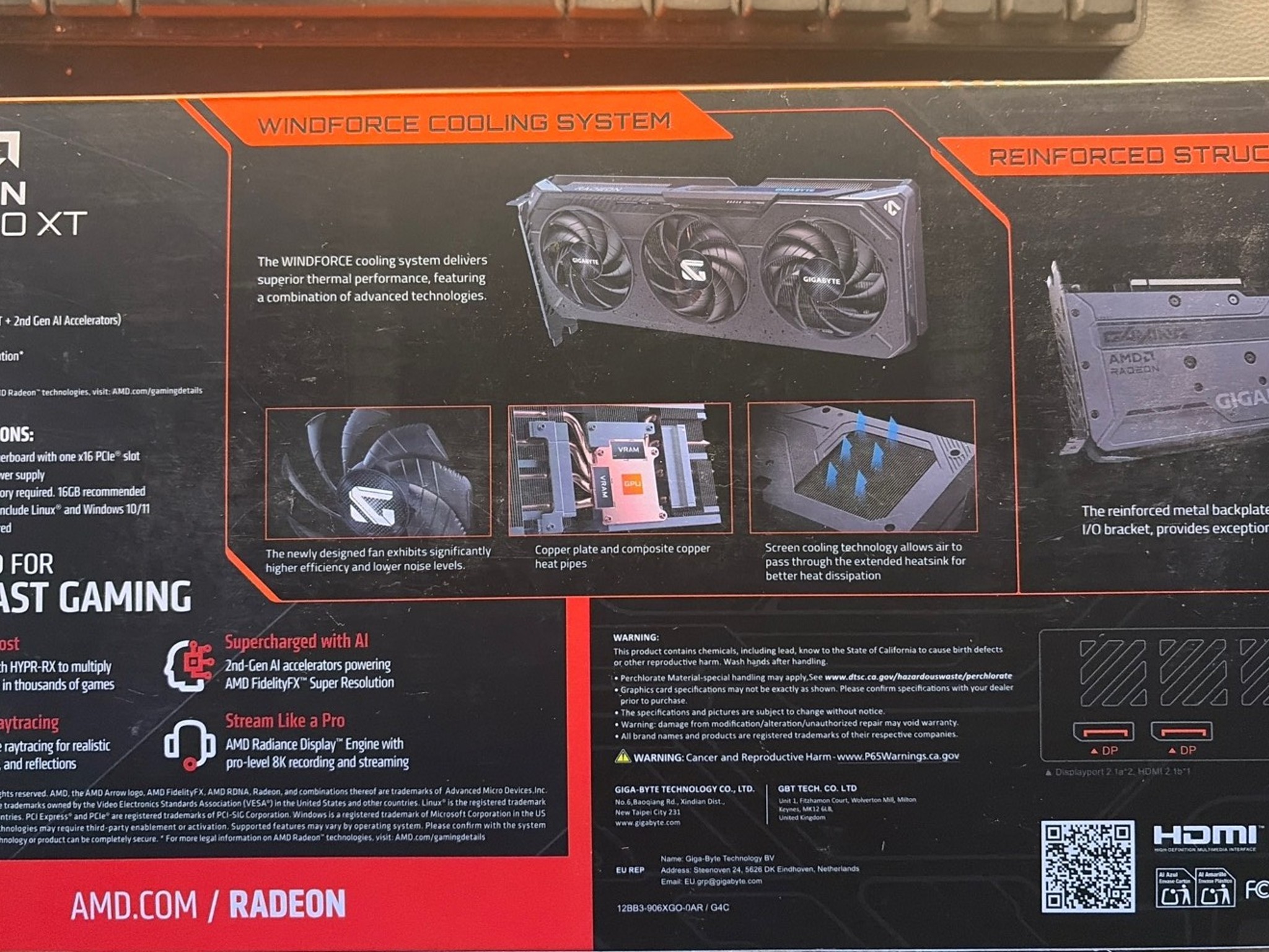 Gigabyte Radeon RX 9060 XT Gaming OC 16GB (GV‑R9060XTGAMING OC‑16GD)