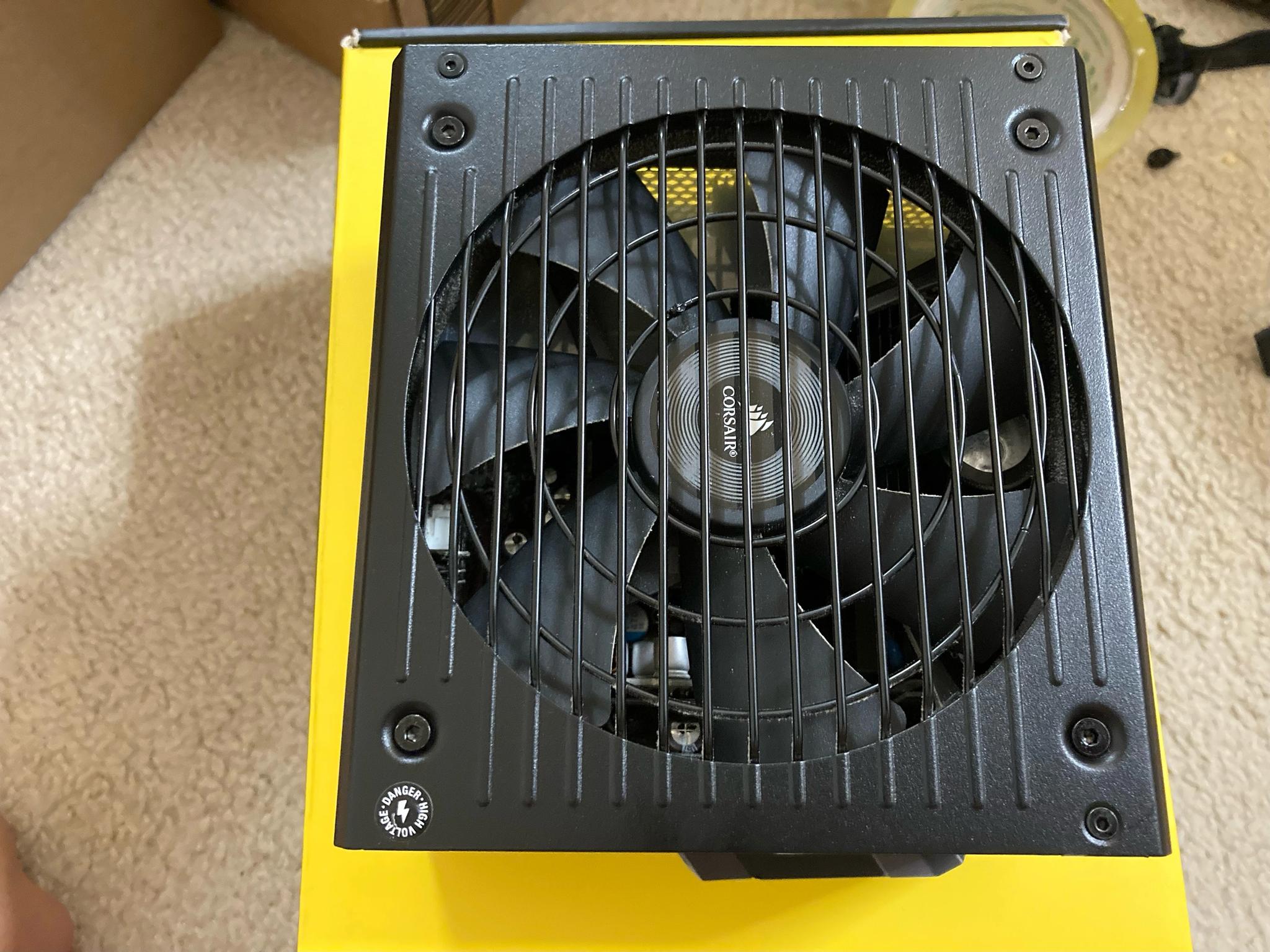 [INCLUDES CUSTOM CABLE EXTENSIONS!] Corsair RM650 80+ Gold Modular ATX PSU - Used, Good Condition 