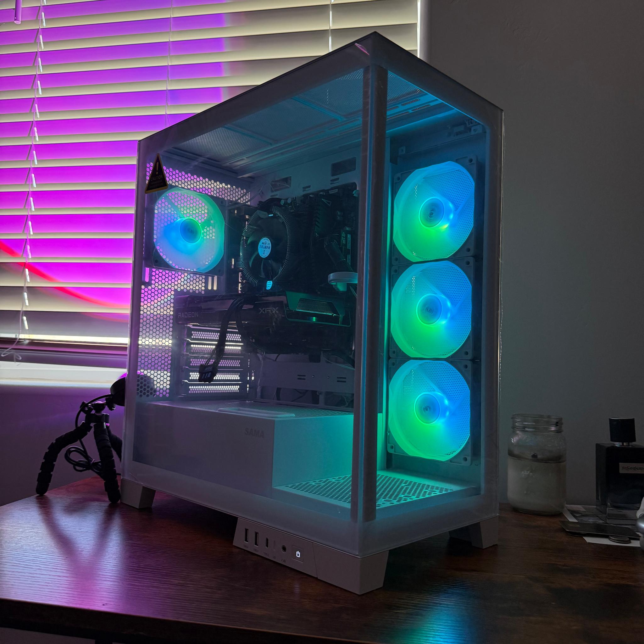 !On sale!Custom white Gaming PC