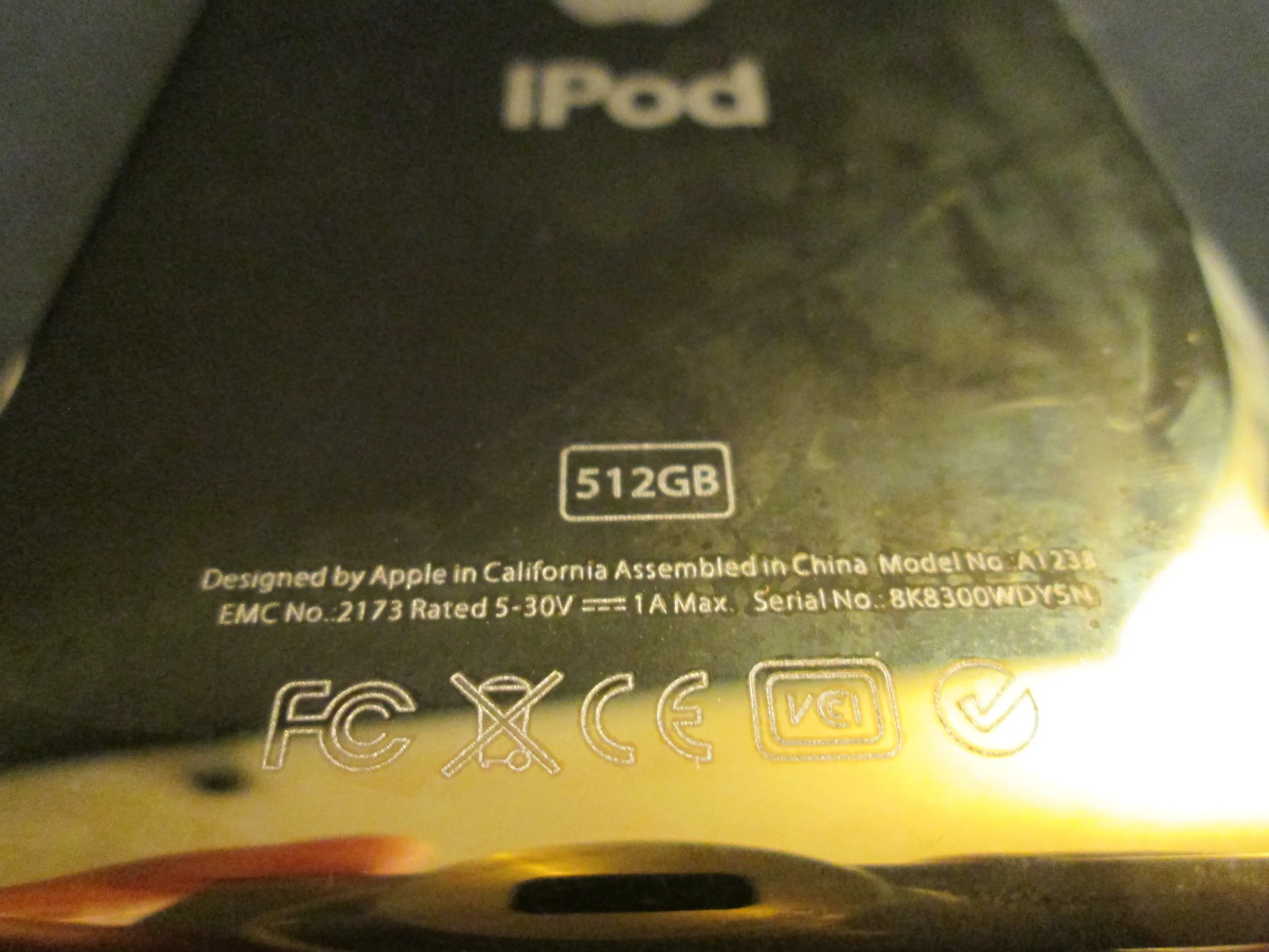 Ipod Classic 7th Gen 512gb SSD 3000mah Battery And Accessories