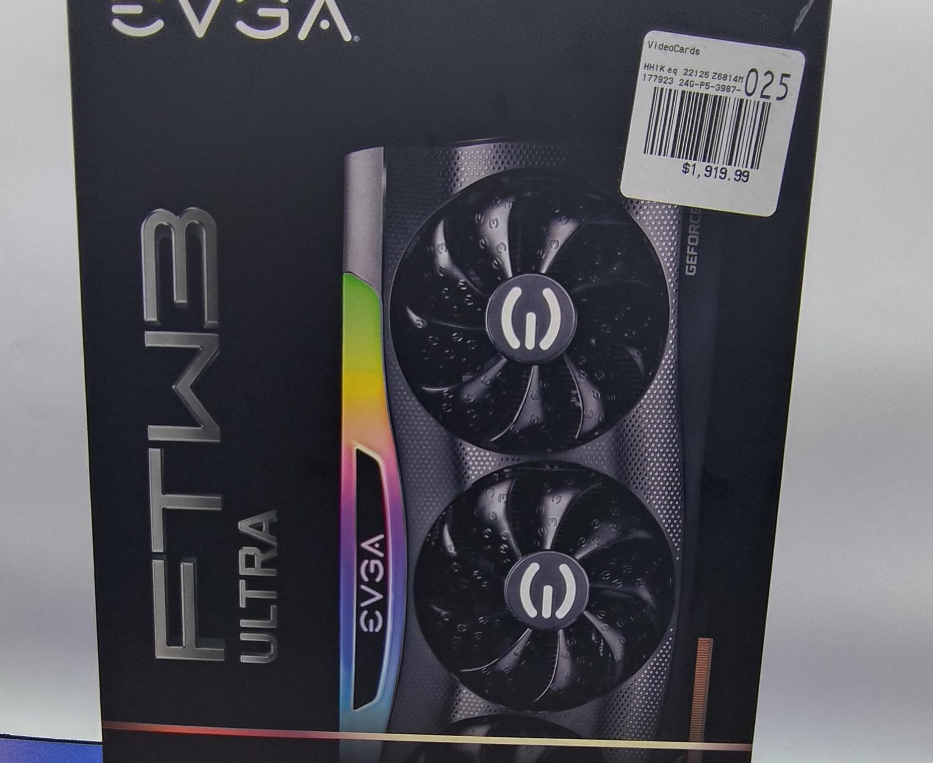 EVGA RTX 3090 FTW3 Ultra