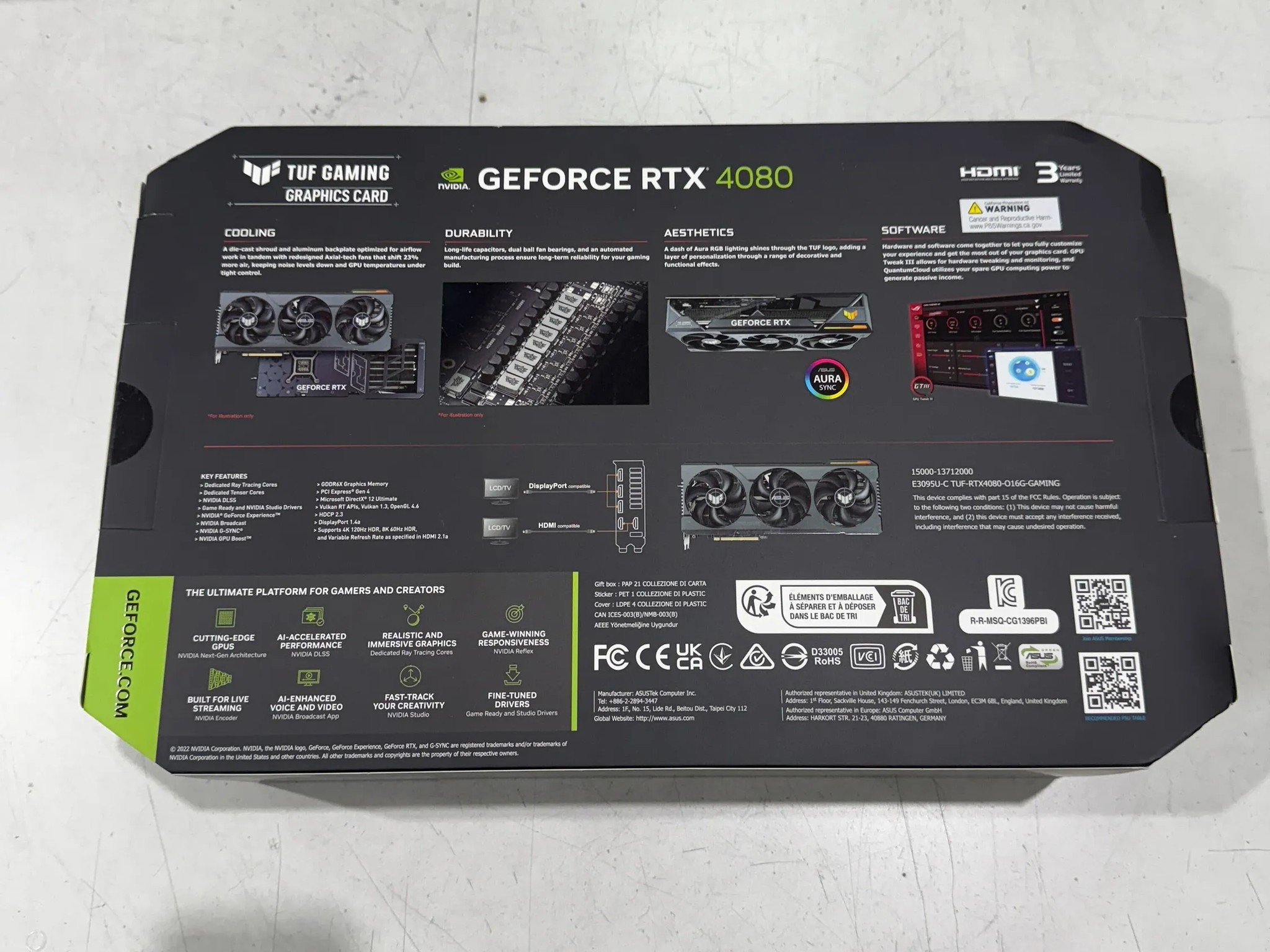 ASUS TUF OC RTX 4080 16GB - New in box