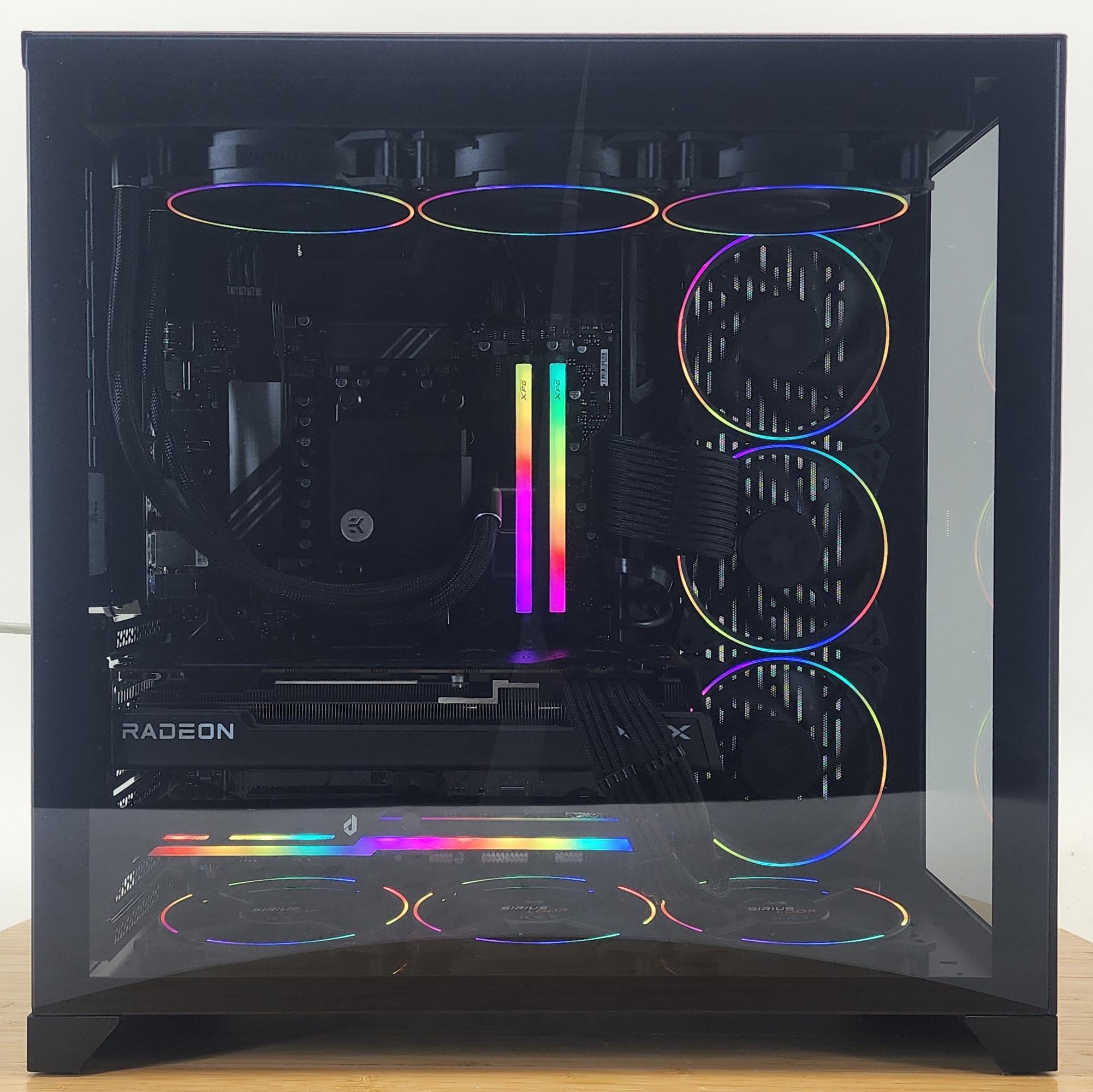 Gaming PC Ryzen 7 7800X3D 32GB RAM 1TB SSD RX 7800 XT 16GB Windows 11 PC