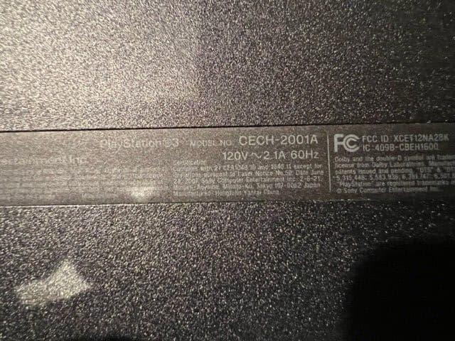 Sony PlayStation 3 Slim 120GB Console - Black 3 controllers 4 CALL OF DUTY GAMES