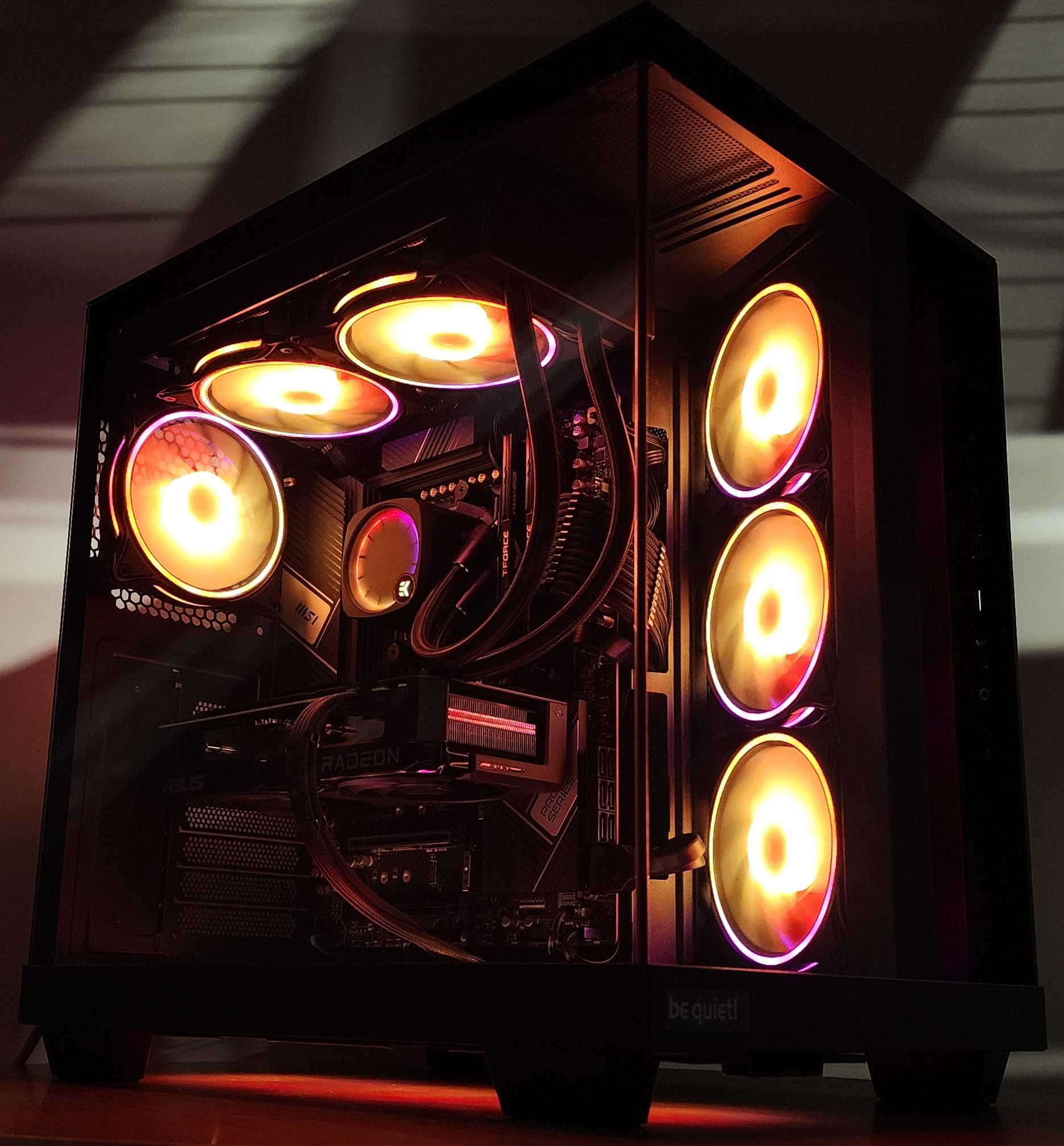 Gaming PC Ryzen 7 7700 16GB RAM 1TB SSD RX 7600 XT 16GB Windows 11 Computer