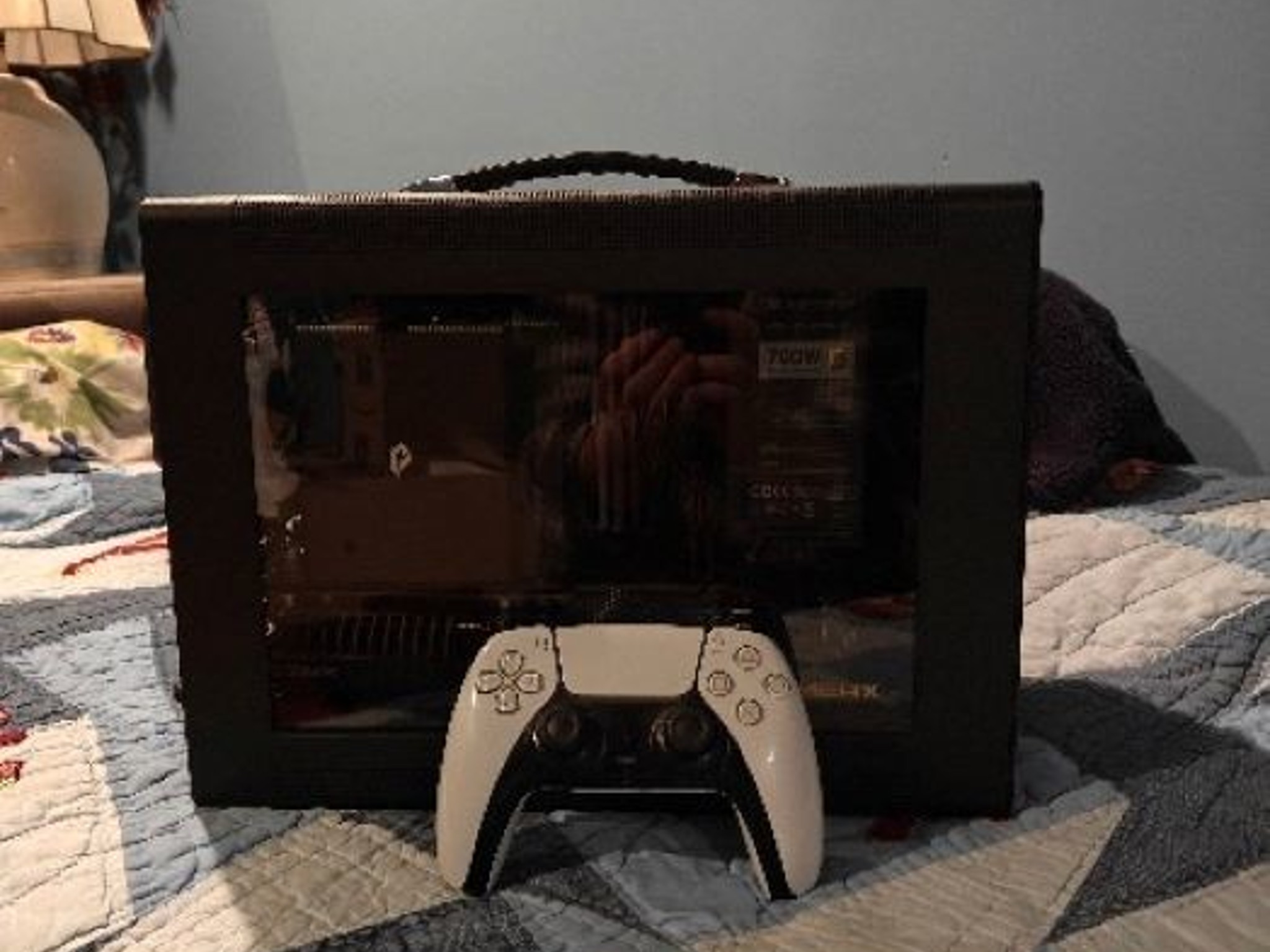 GamerX I-5 12600kf and Intel ARC 580 GPU 1TB m.2 nvme, 32 GB RAM in a matx small case.