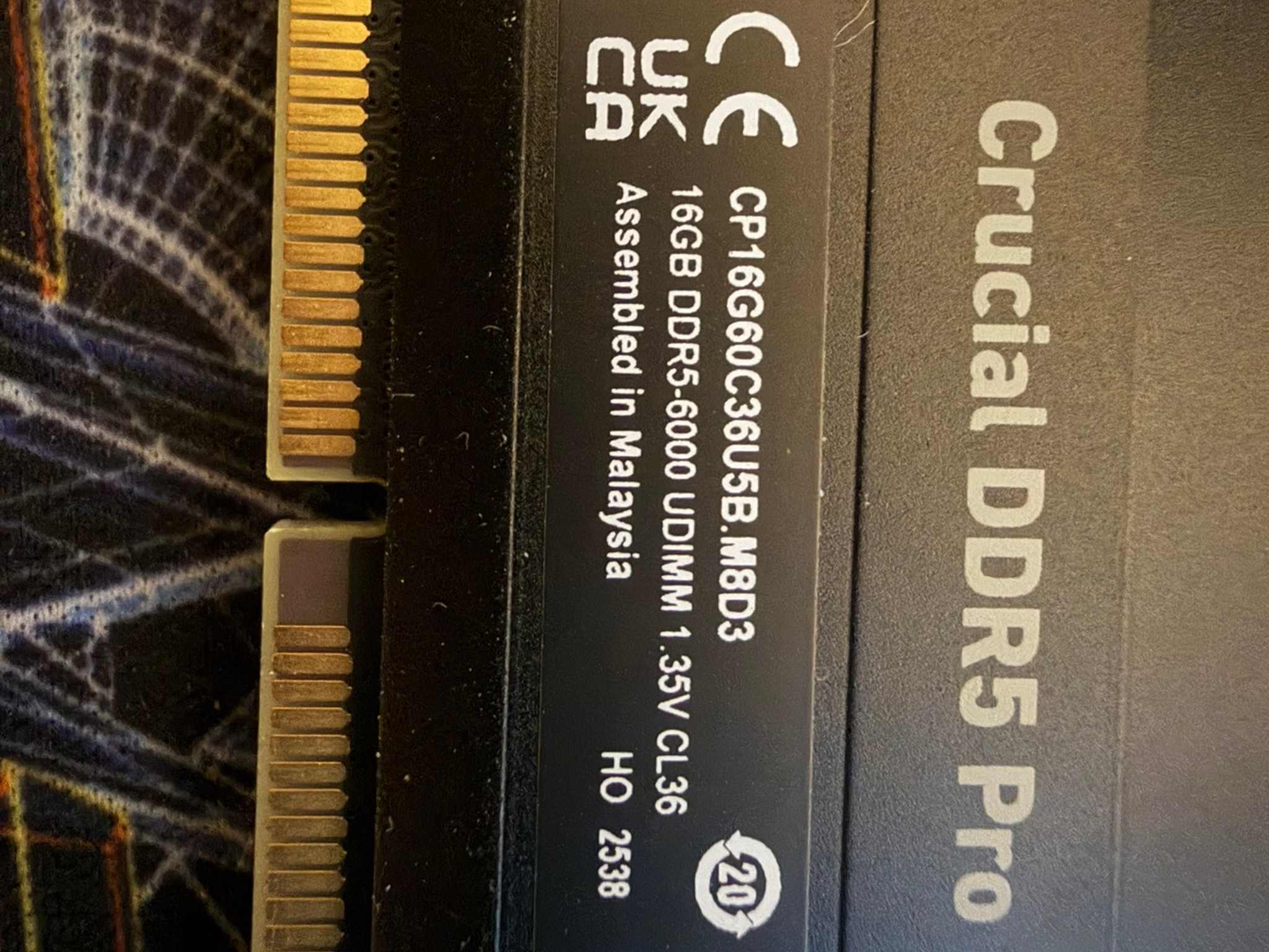 Crucial Pro Overclocking 32GB DDR5-6000 (2x16GB)