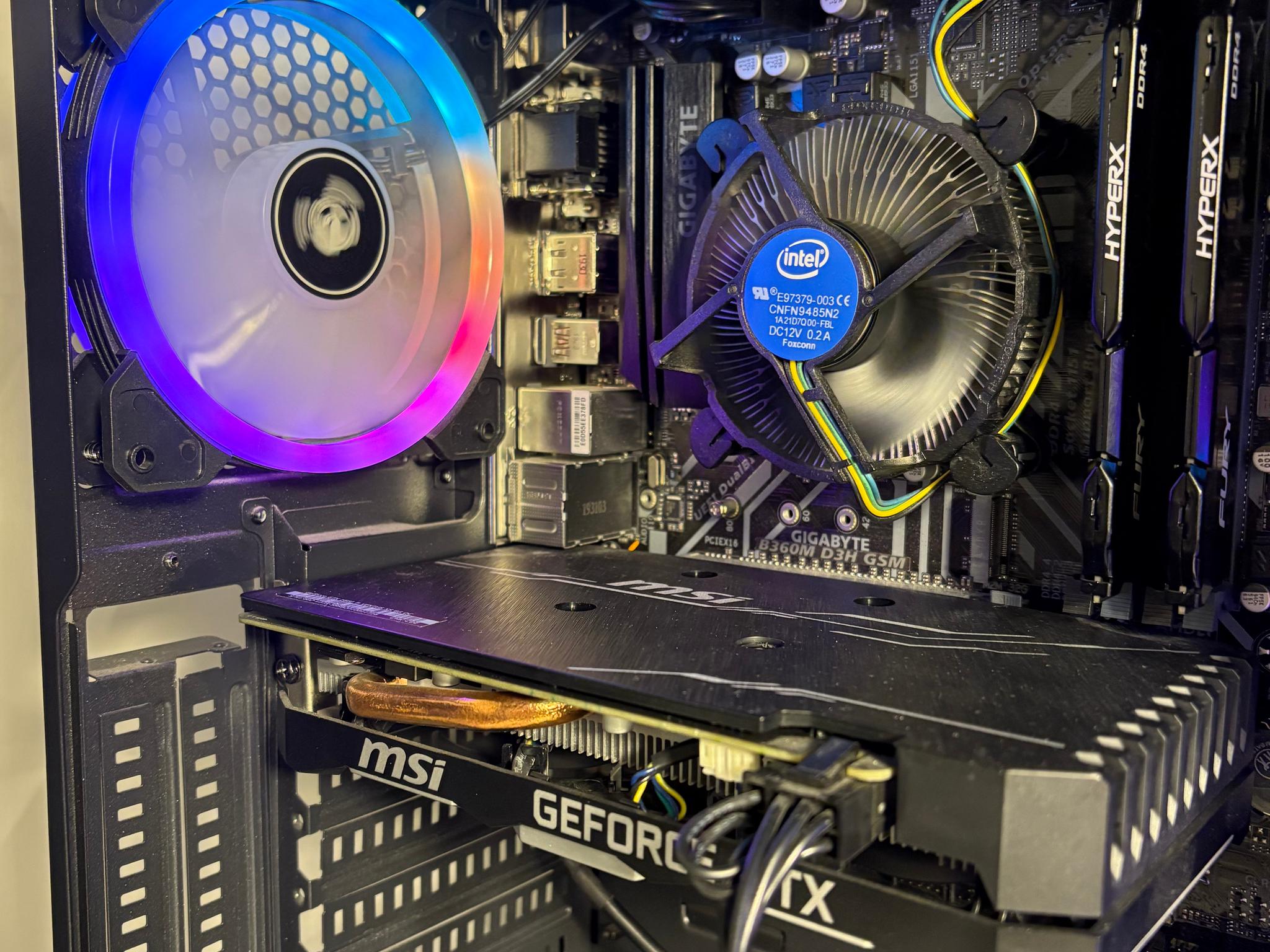 //RGB Gaming PC// - Intel Core i5 9400, GTX 1660 Ti, 16GB Ram, 512GB SSD