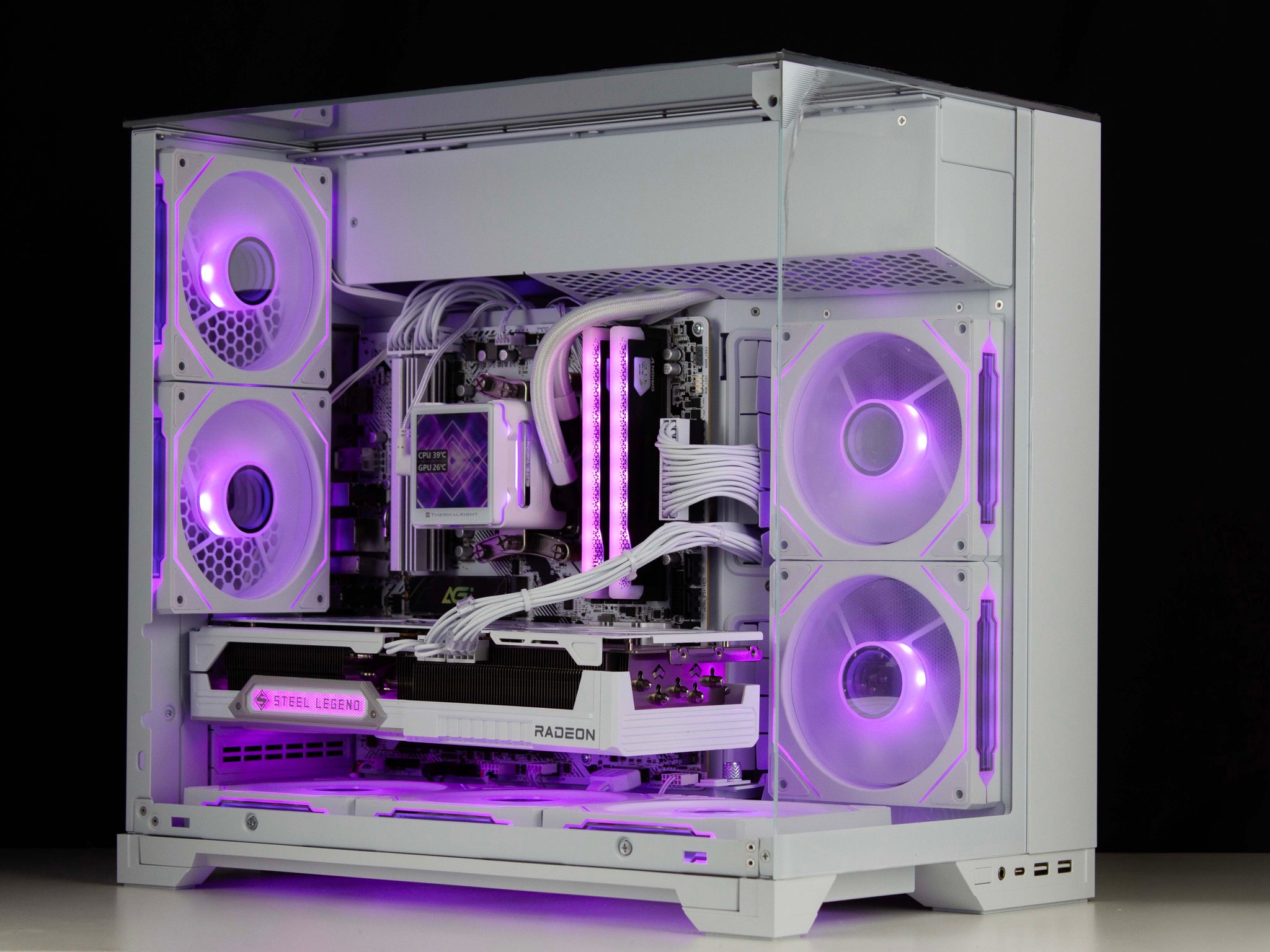 🧊⚡🗡️Blizzard V2 - 4K Gaming PC | RX 9070 XT 16GB, Ryzen 7 9800X3D, 32GB RAM, 2TB SSD | LCD 🗡️⚡🧊