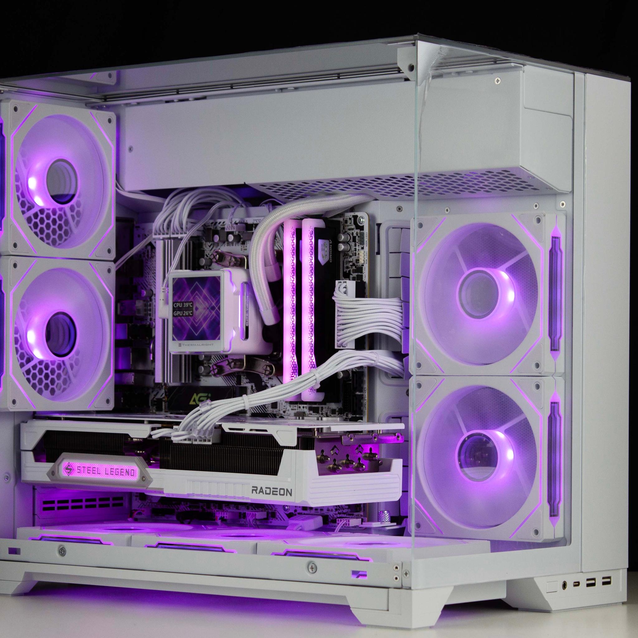🧊⚡🗡️Blizzard V2 - 4K Gaming PC | RX 9070 XT 16GB, Ryzen 7 9800X3D, 32GB RAM, 2TB SSD | LCD 🗡️⚡🧊