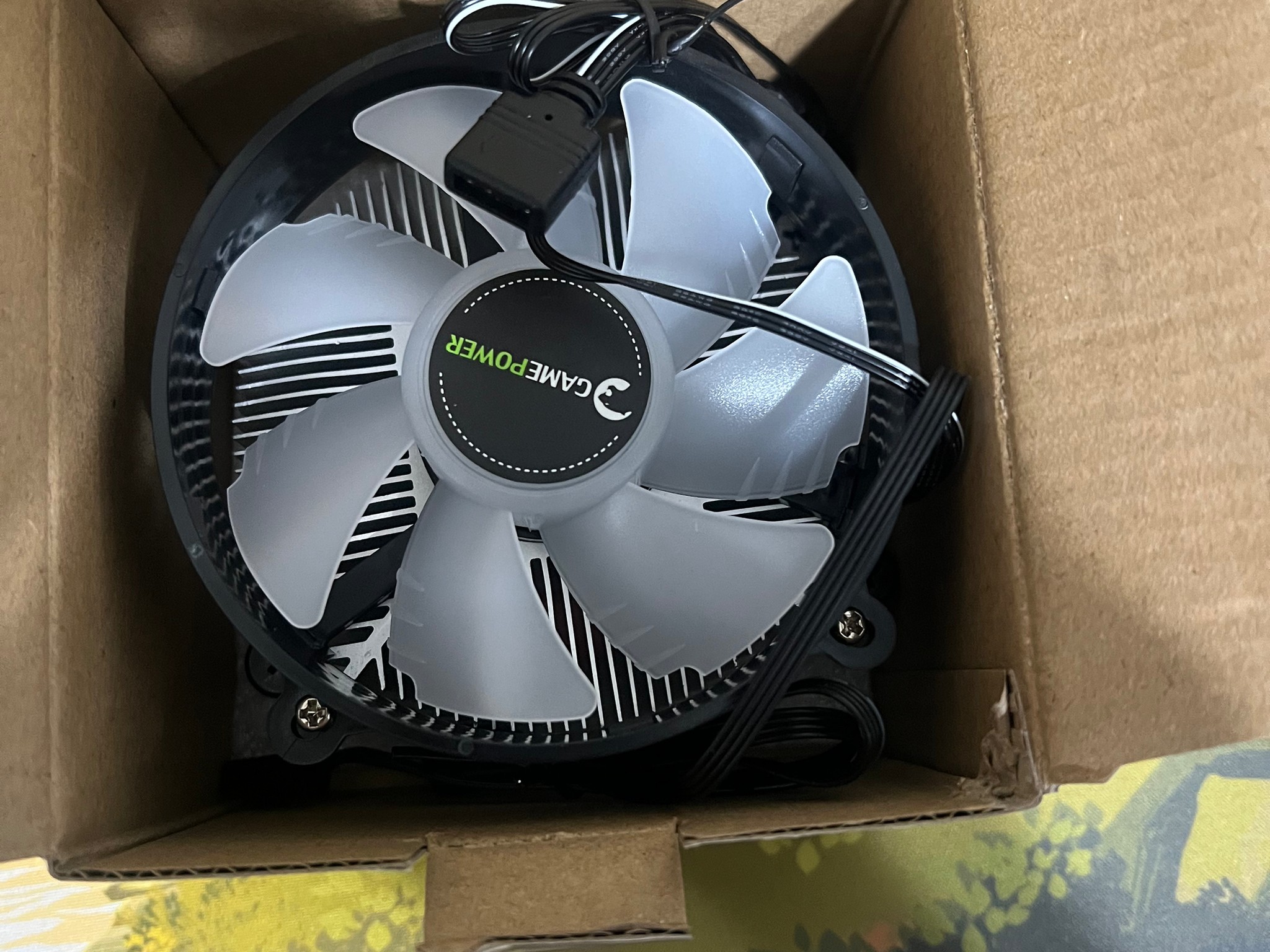Gamepower Mystic ARGB Air CPU cooler.