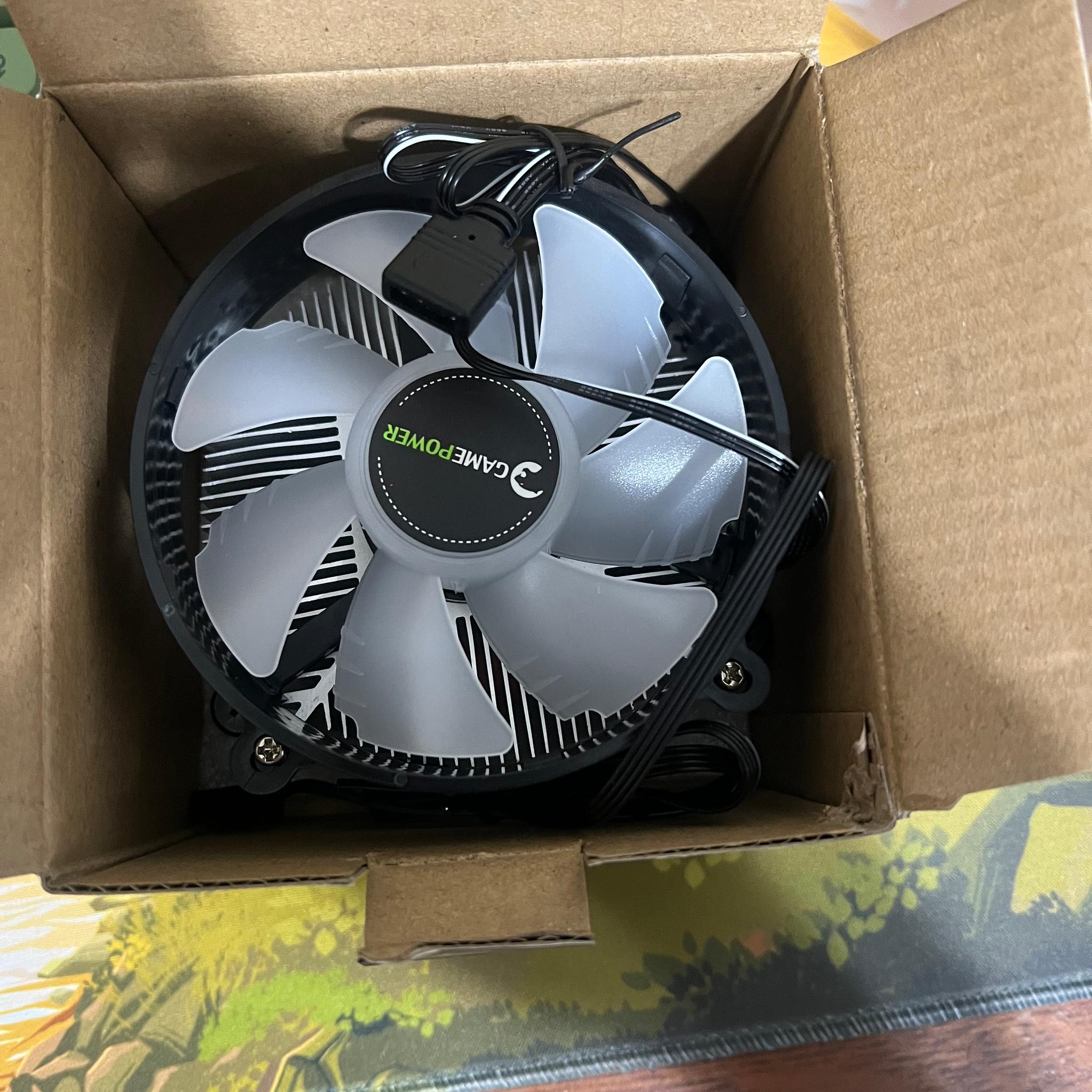 Gamepower Mystic ARGB Air CPU cooler.
