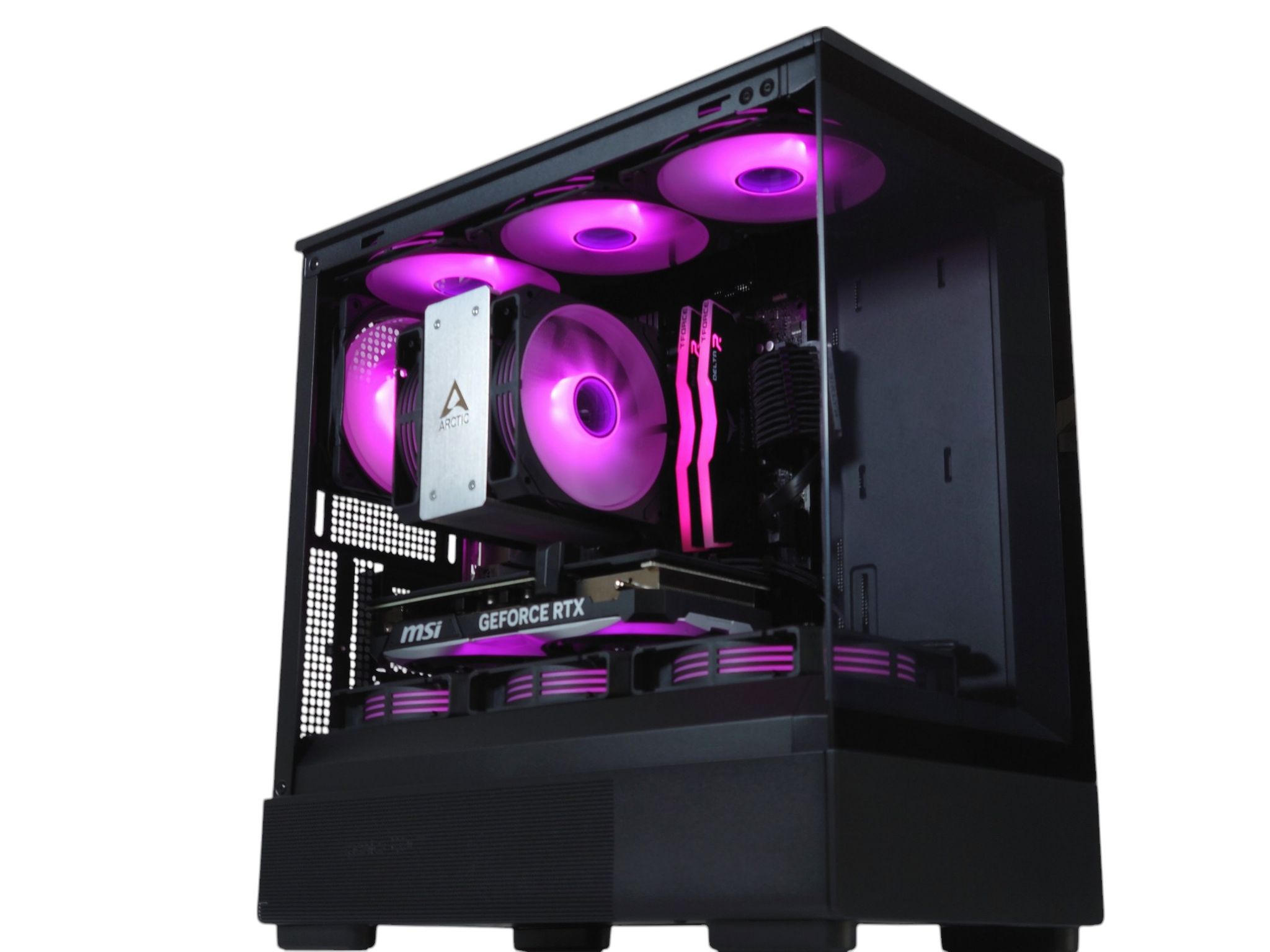 🖤💚Darkstar❇️ Gaming PC❇️Nvidia RTX 4060 8GB❇️AMD Ryzen 7 5700X3D 8-Core❇️32GB DDR4❇️ 1TB SSD
