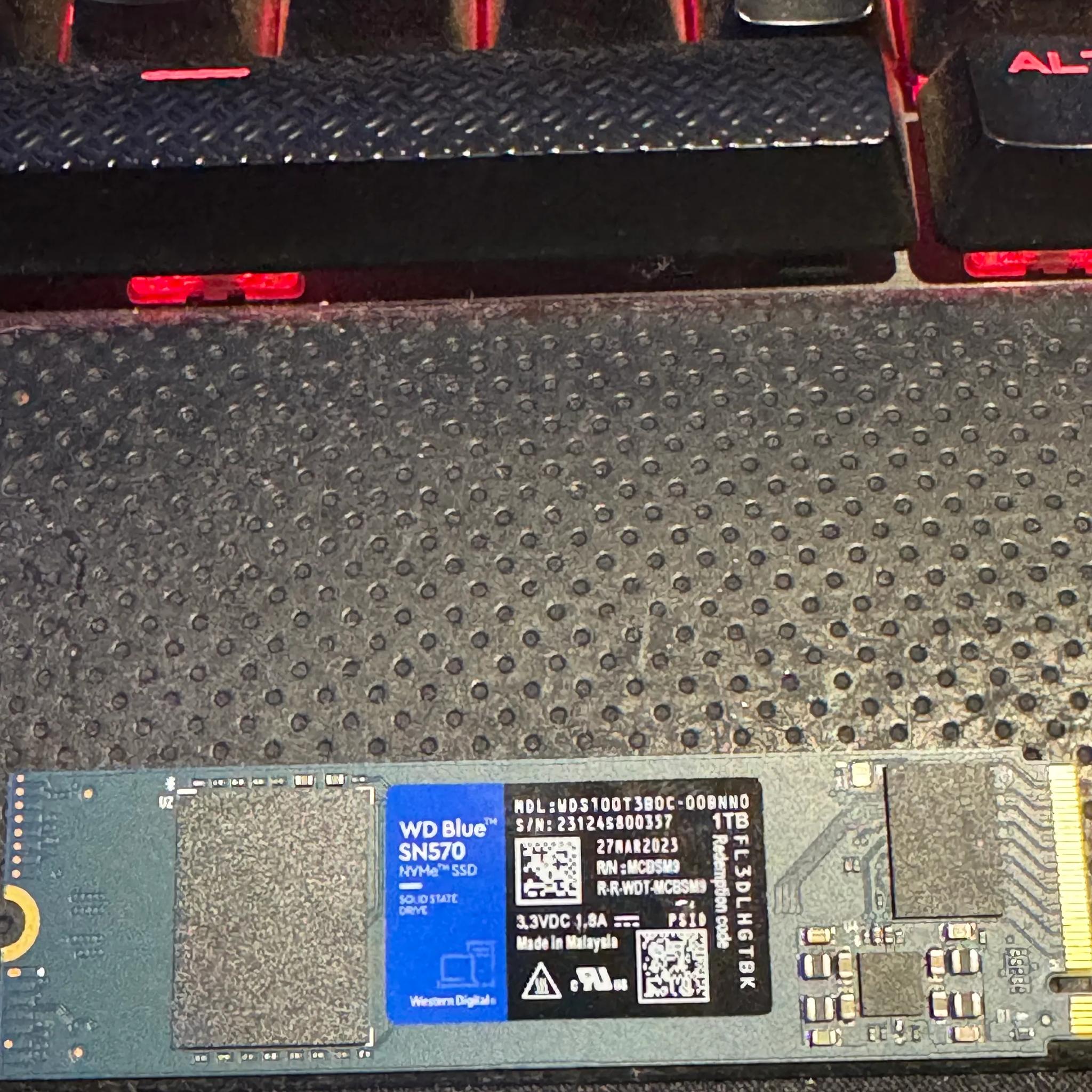 WD Blue SN570 NVMe 1tb