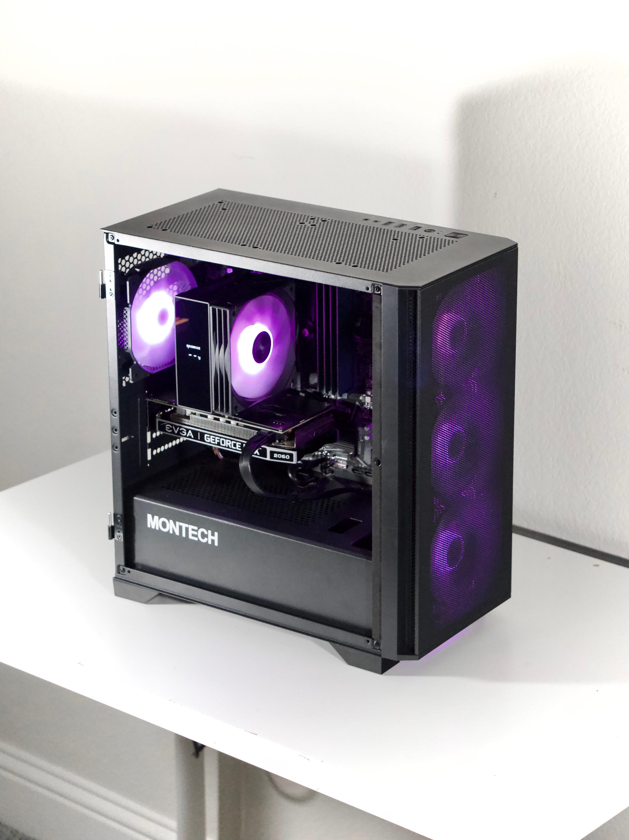 🟣 Ryzen 5 5500 + RTX 2060 | 16GB DDR4 | 1TB NVMe | 650W | Mostly NEW Parts | WiFi/BT | FREE Ship!