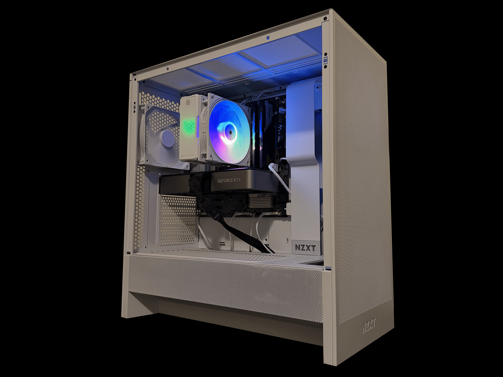 Nvidia 3070 - 7600X - 32GB RAM - NZXT H5 - Whiteout gaming pc