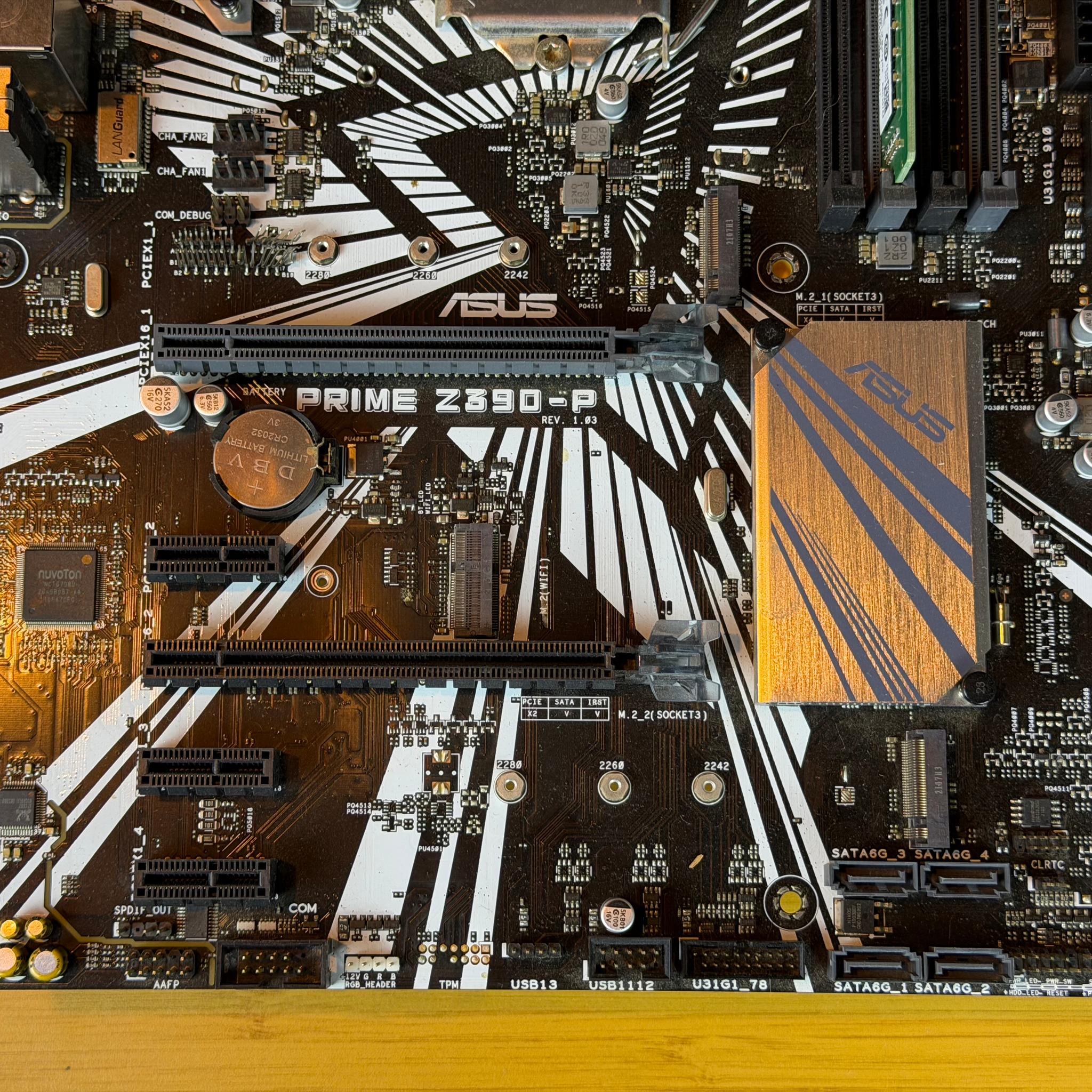 Asus PRIME z390-P G4900T+8gb Ram with CPU cooler