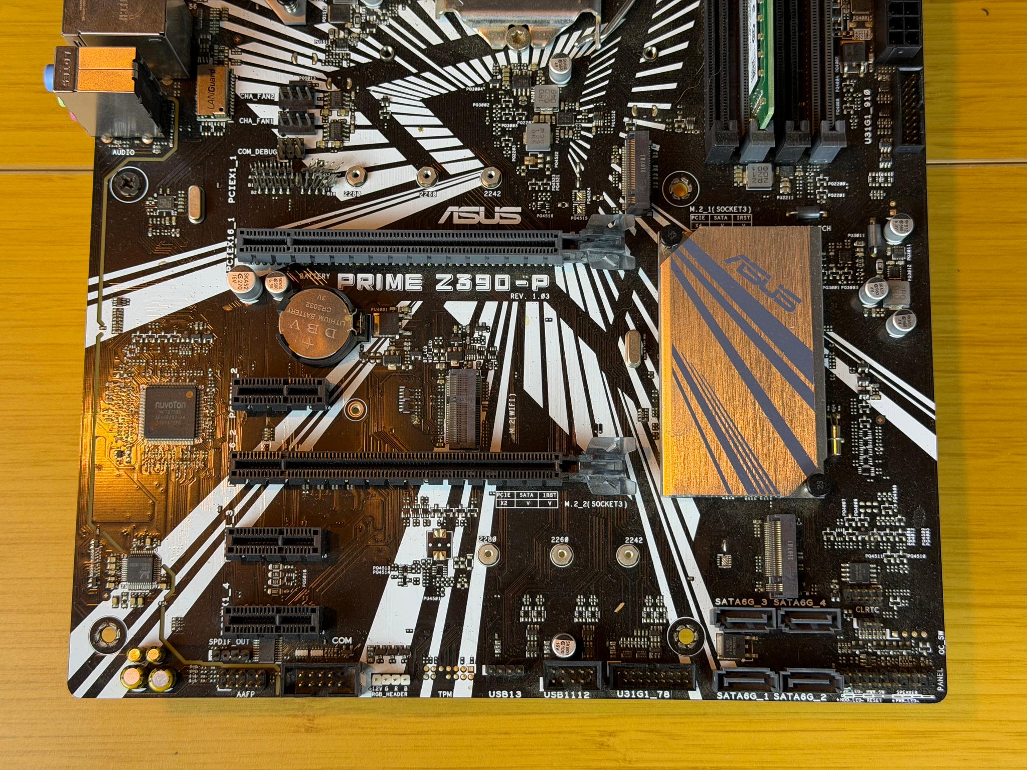 Asus PRIME z390-P G4900T+8gb Ram with CPU cooler