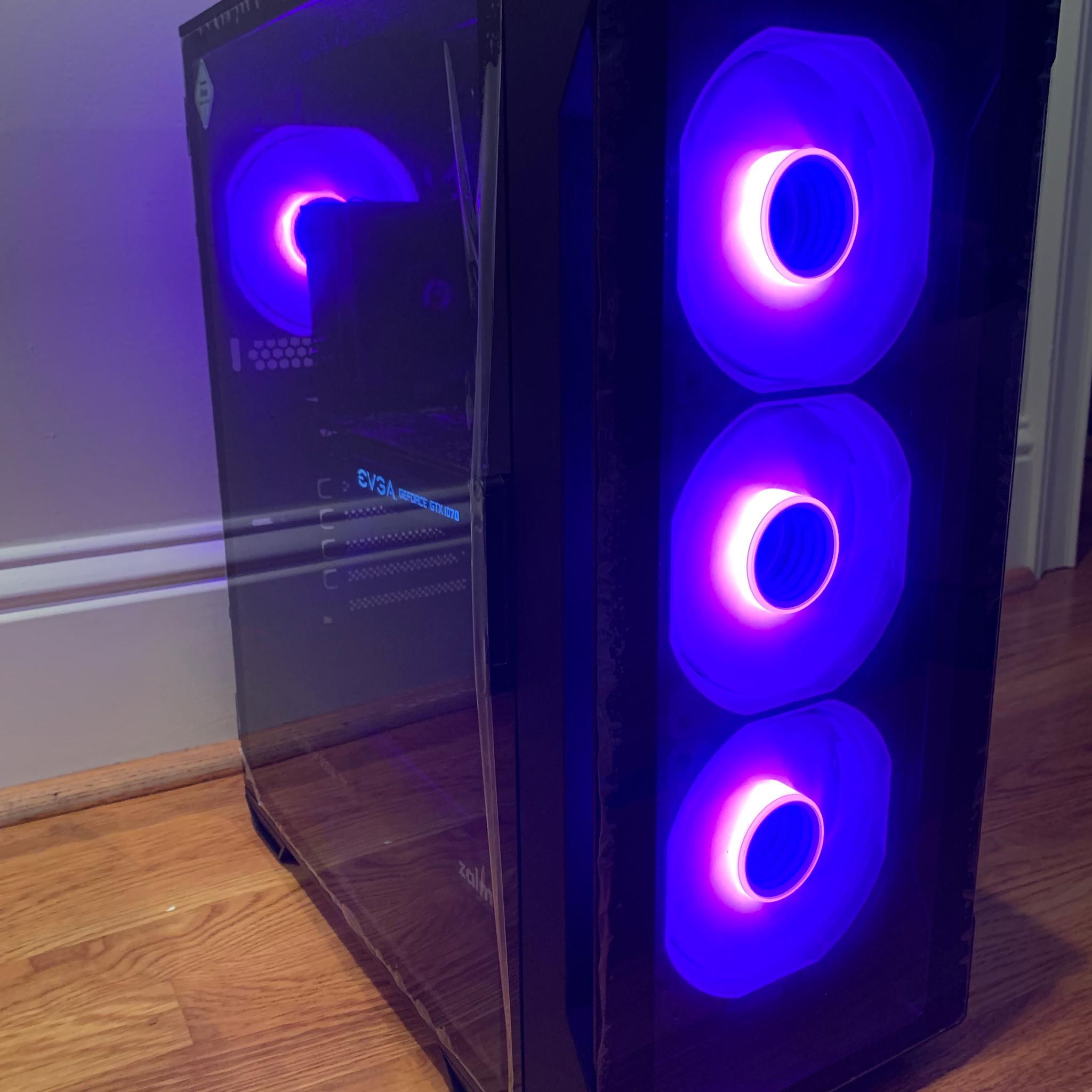 NVIDIA GTX 1070 i5 8400 CUSTOM GAMING PC 16GB DDR4 512GB SSD RGB WINDOWS 10 INSTALLED