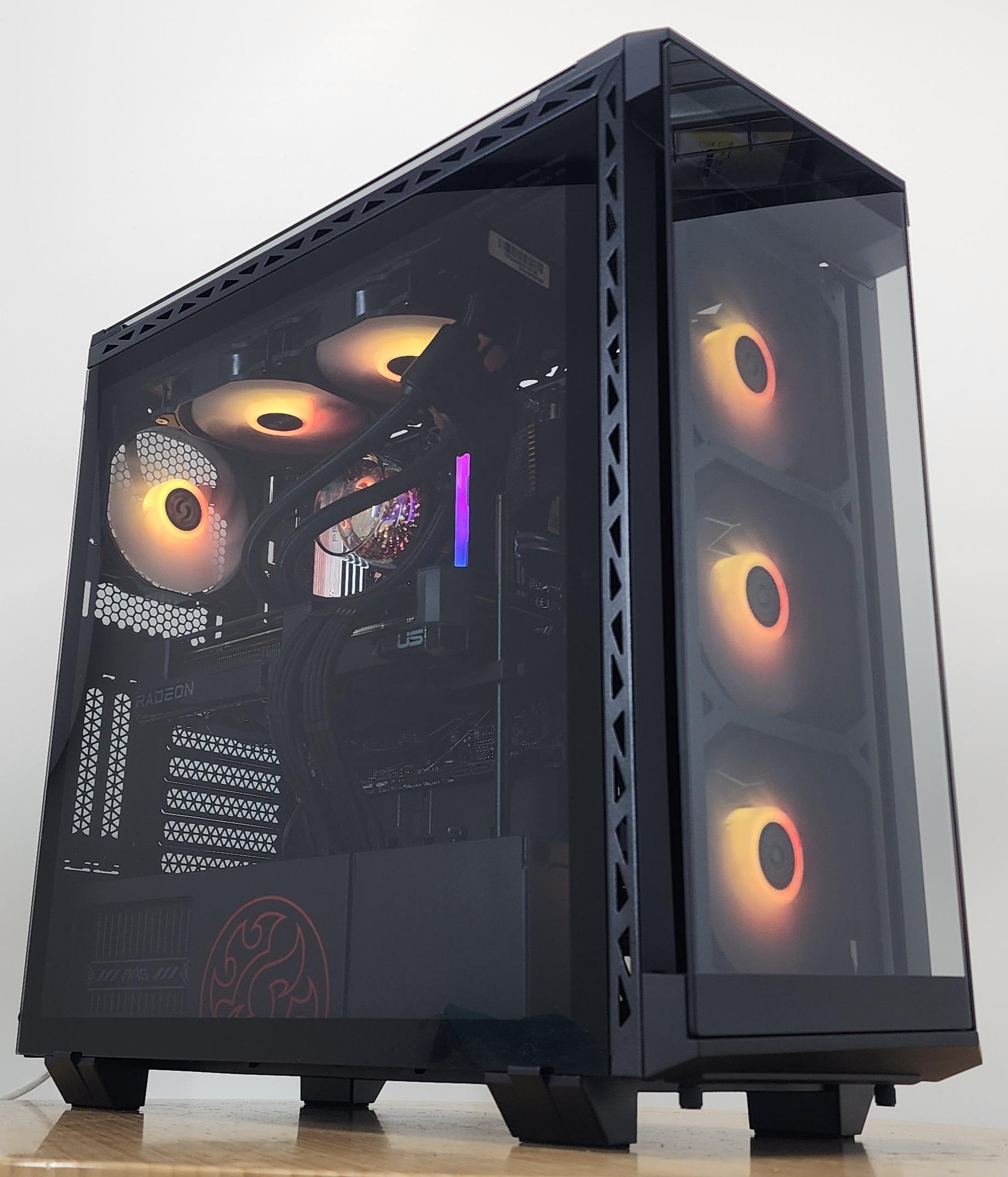 Gaming PC Ryzen 5 9600X 16GB RAM 1TB SSD RX 7700 XT 12GB Windows 11 Computer
