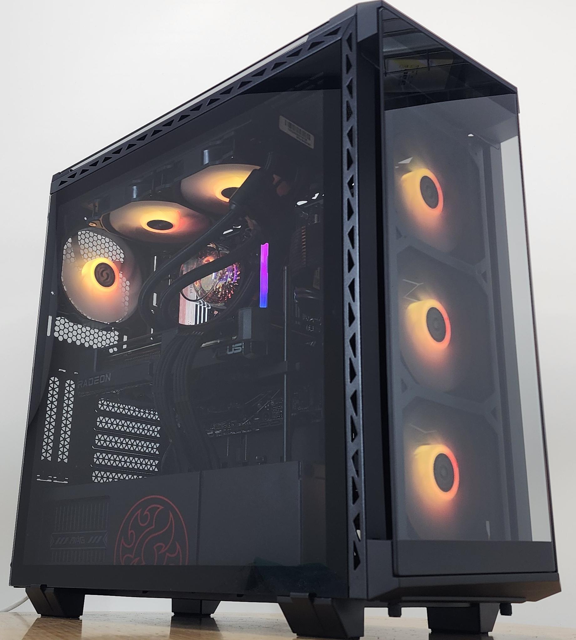 Gaming PC Ryzen 5 9600X 16GB RAM 1TB SSD RX 7700 XT 12GB Windows 11 Computer