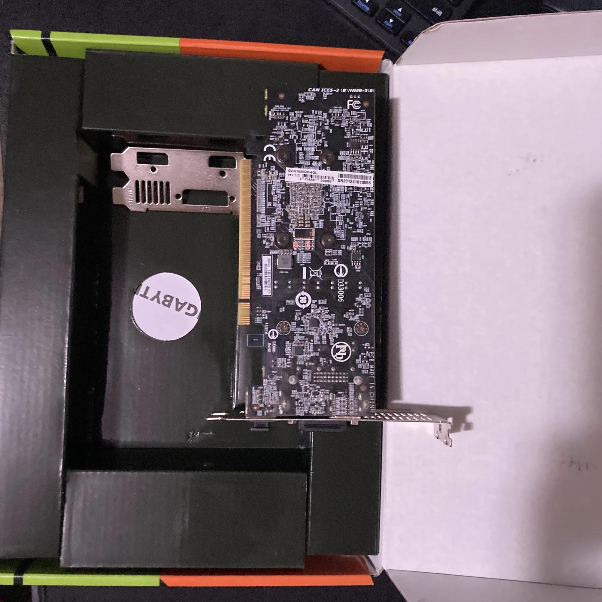 Fantastic Condition Low-Profile Geforce GTX 1650! Like New!