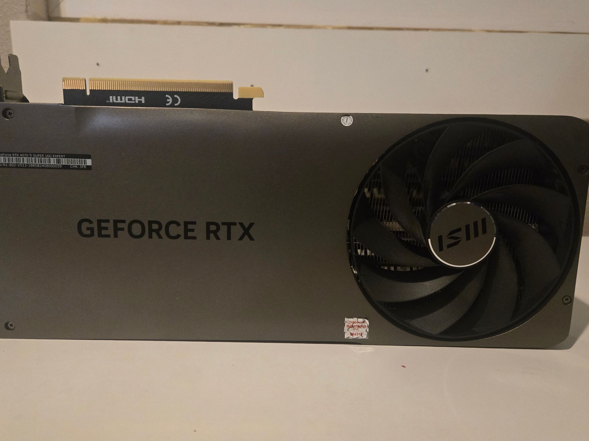 MSI GeForce RTX 4070 Ti SUPER 16G EXPERT