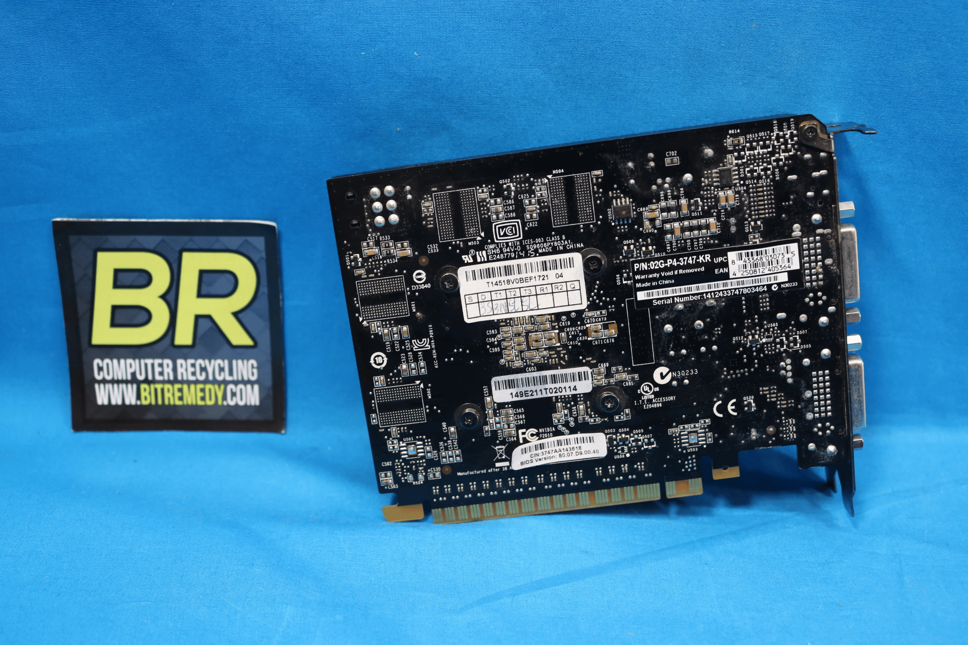 Dual Slot EVGA GeForce GT 740 SC 2GB GDDR5 Desktop GPU 02G-P4-3747-KR