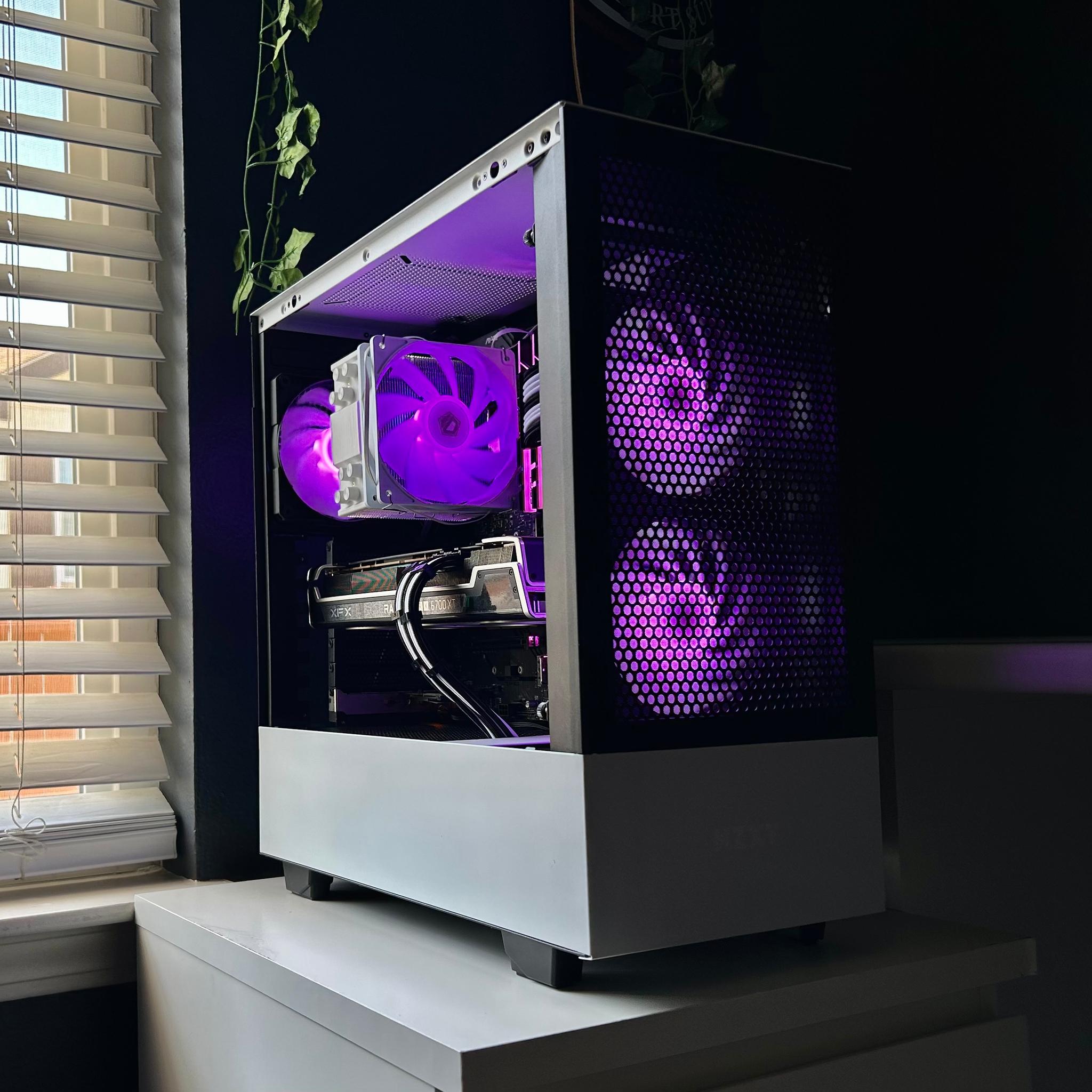 ⚫🟣⚪️ XFX RX 6700XT 12GB // Intel i5 11400F