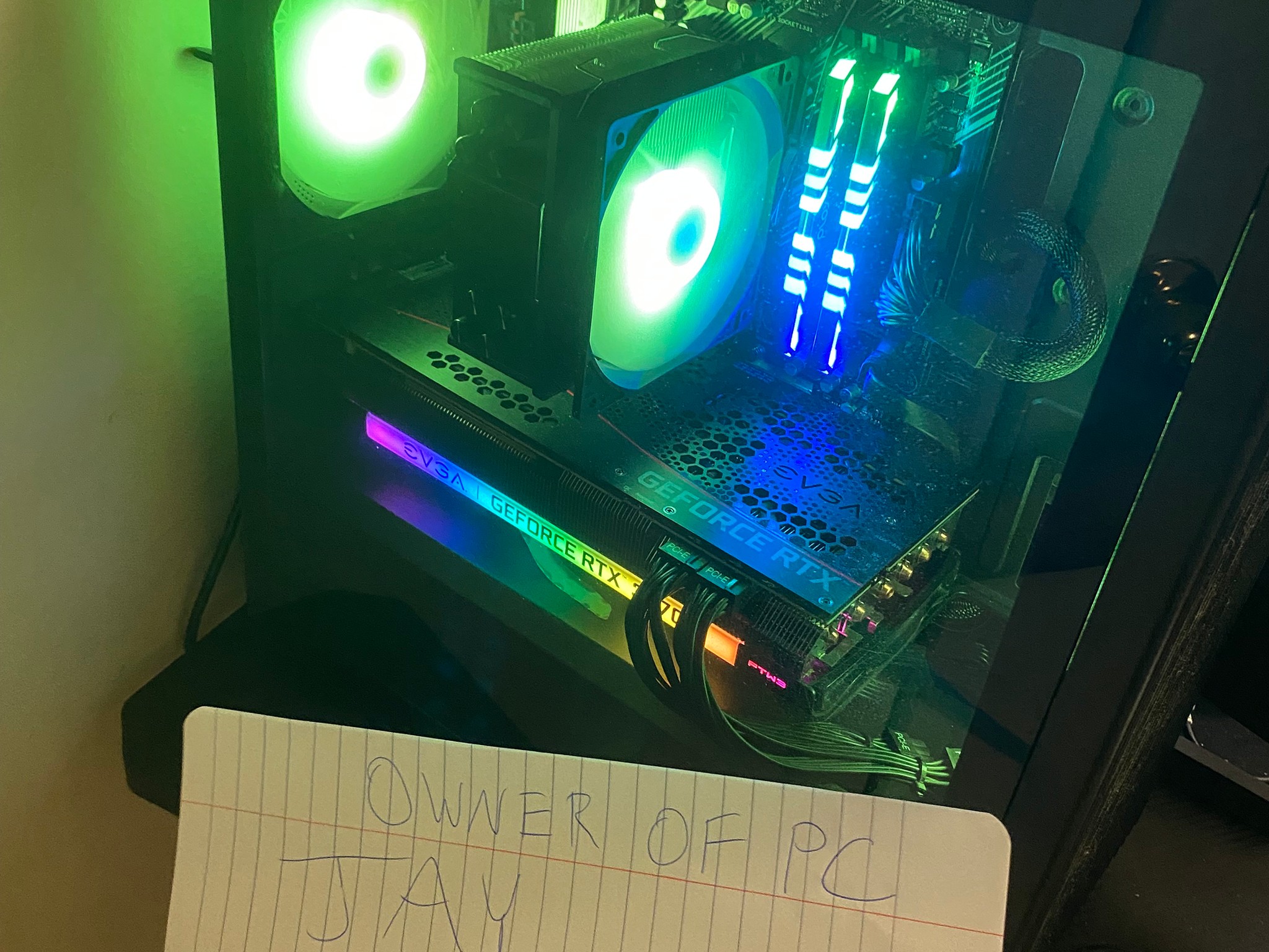 EVGA TX 3070 Ryzen 5 3600 16GB Ram 512GB M.2 Windows 10 Gaming PC