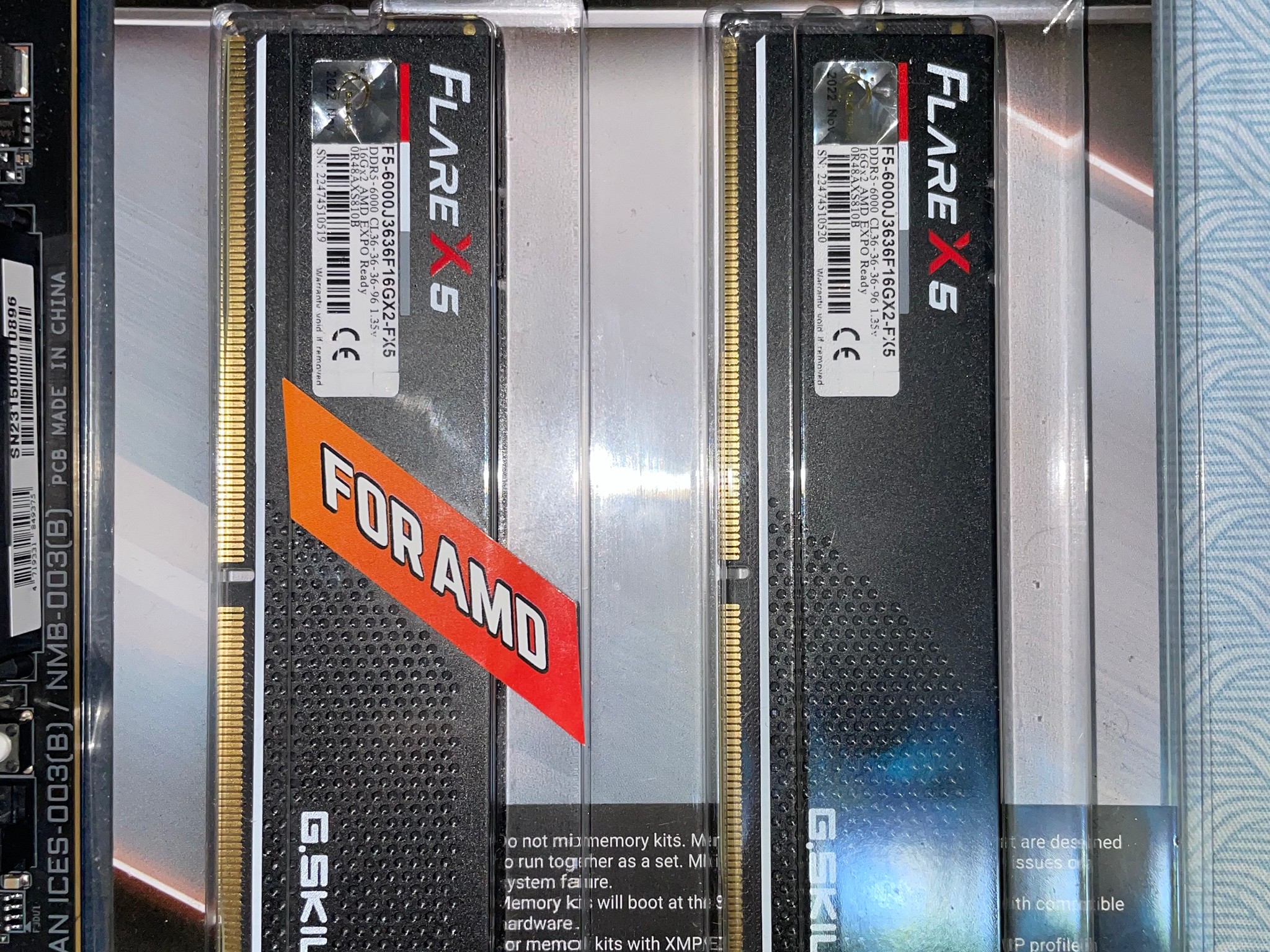 AORUS B650 Elite AX + G.Skill 32GB DDR5-6000 RAM