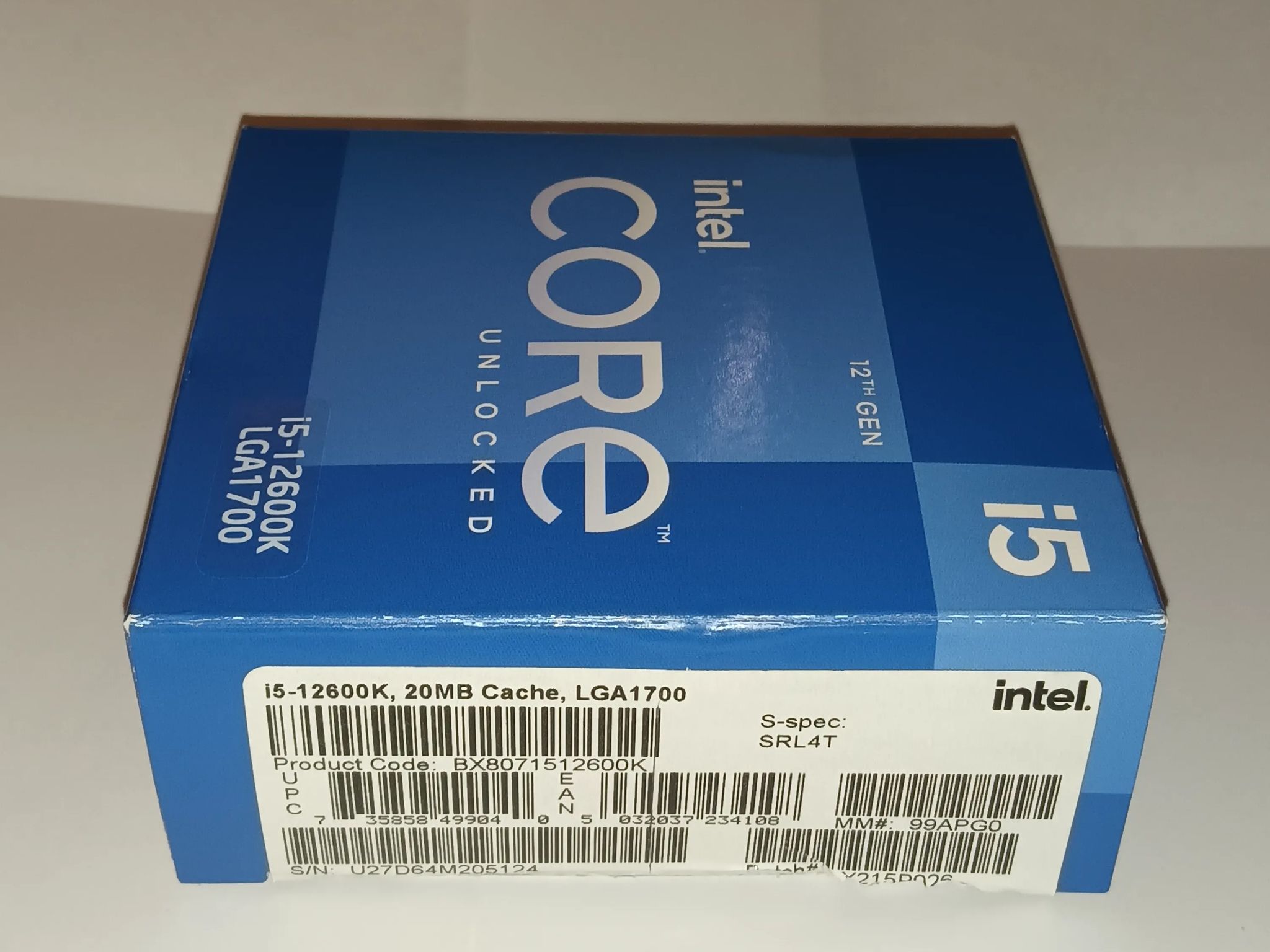 Intel Core i5 12600K