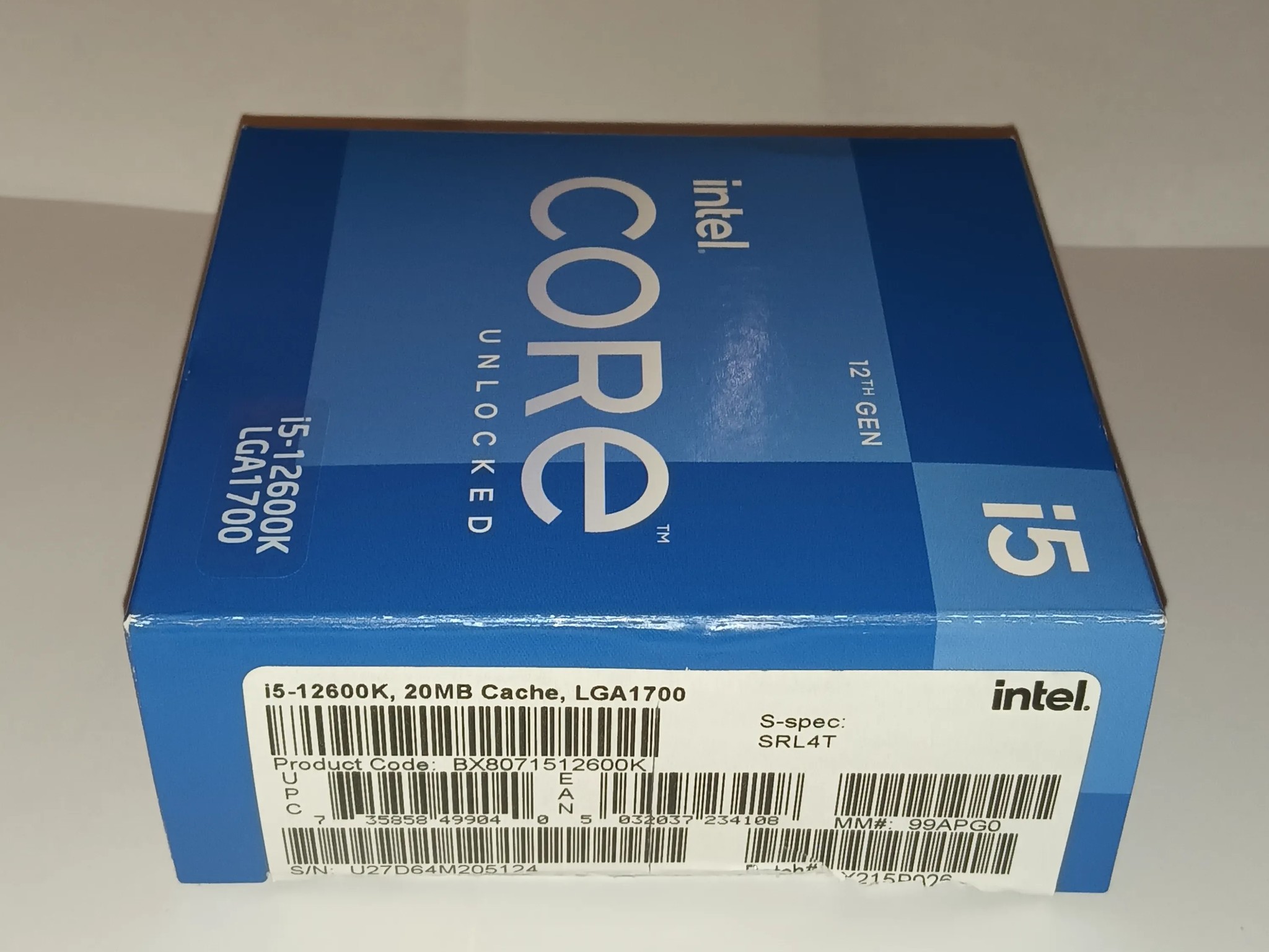 Intel Core i5 12600K