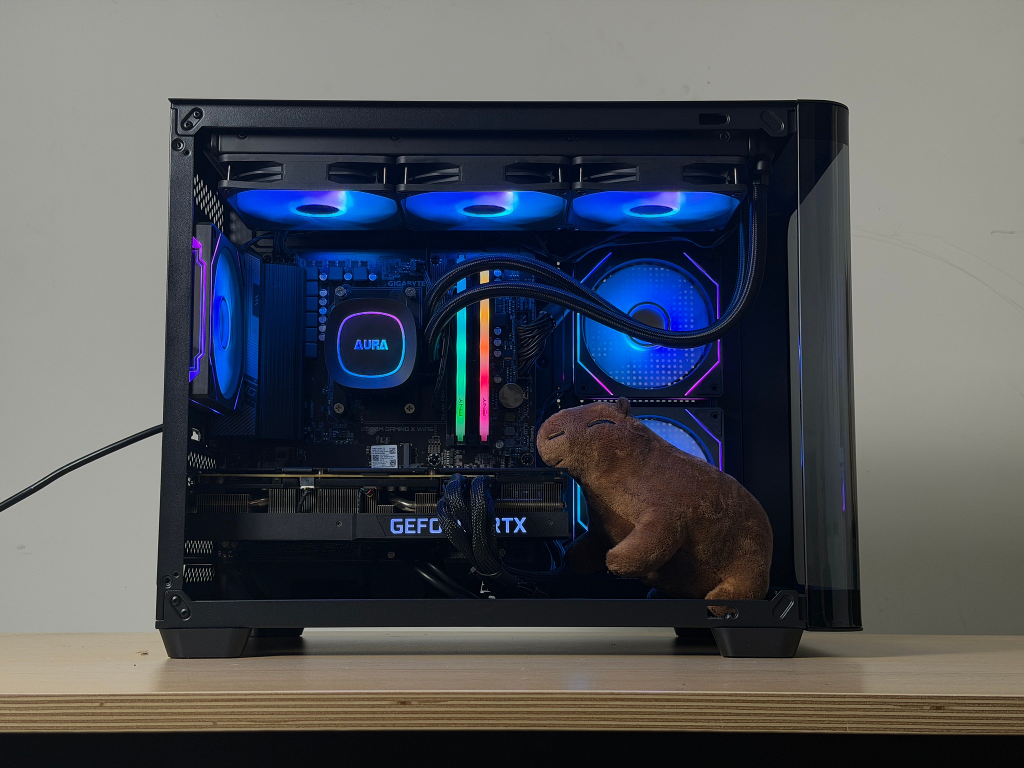 🖤♠️ Black 1440p Gaming PC ♠️🖤 RTX 3080 | Ryzen 5 5600 | 32GB RAM | 1TB SSD - WiFi, BlueTooth