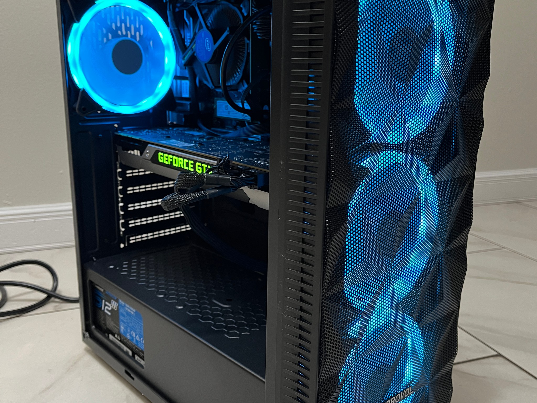 NVIDIA GTX 780 Ti, Intel Core i3-9100f, 16GB RAM, 870 GB Storage - RGB Gaming PC w/ Wi-Fi & BT