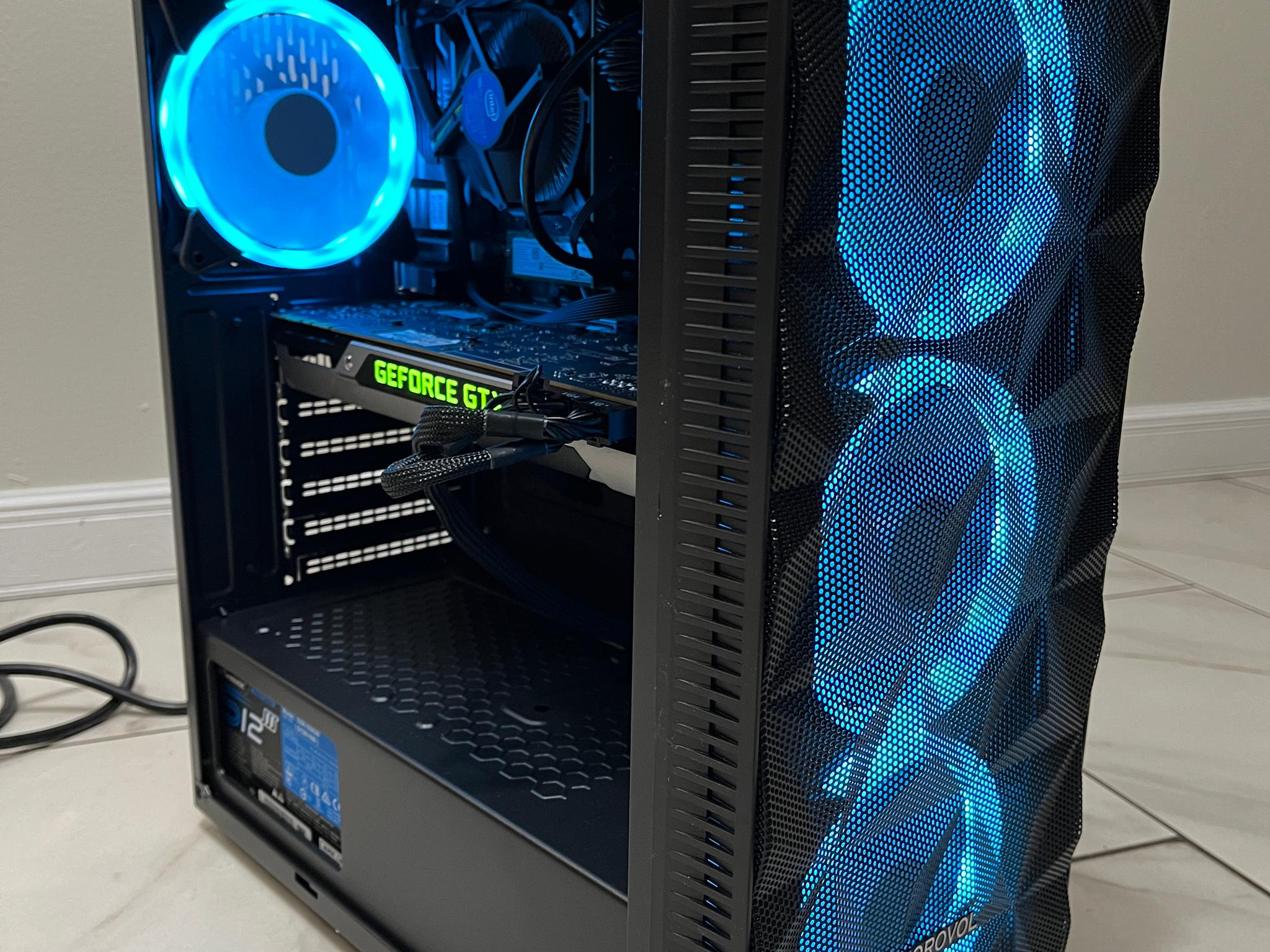 NVIDIA GTX 780 Ti, Intel Core i3-9100f, 16GB RAM, 870 GB Storage - RGB Gaming PC w/ Wi-Fi & BT