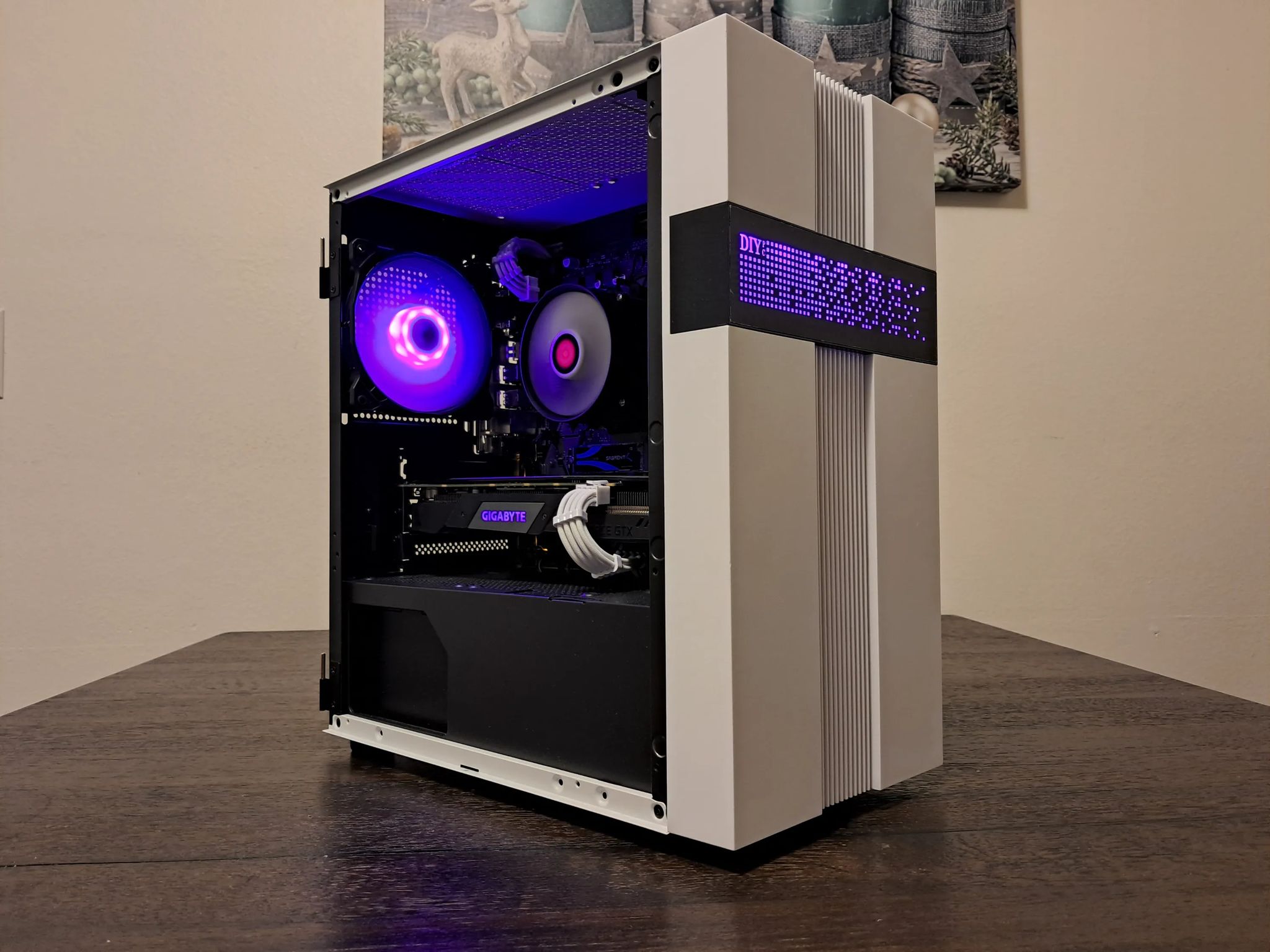 🔵⬜ Aesthetic Gaming PC ⬜🔵 Ryzen 5 3400G 3.7-4.2 GHz | Nvidia GTX 1660 Super | 1TB SSD