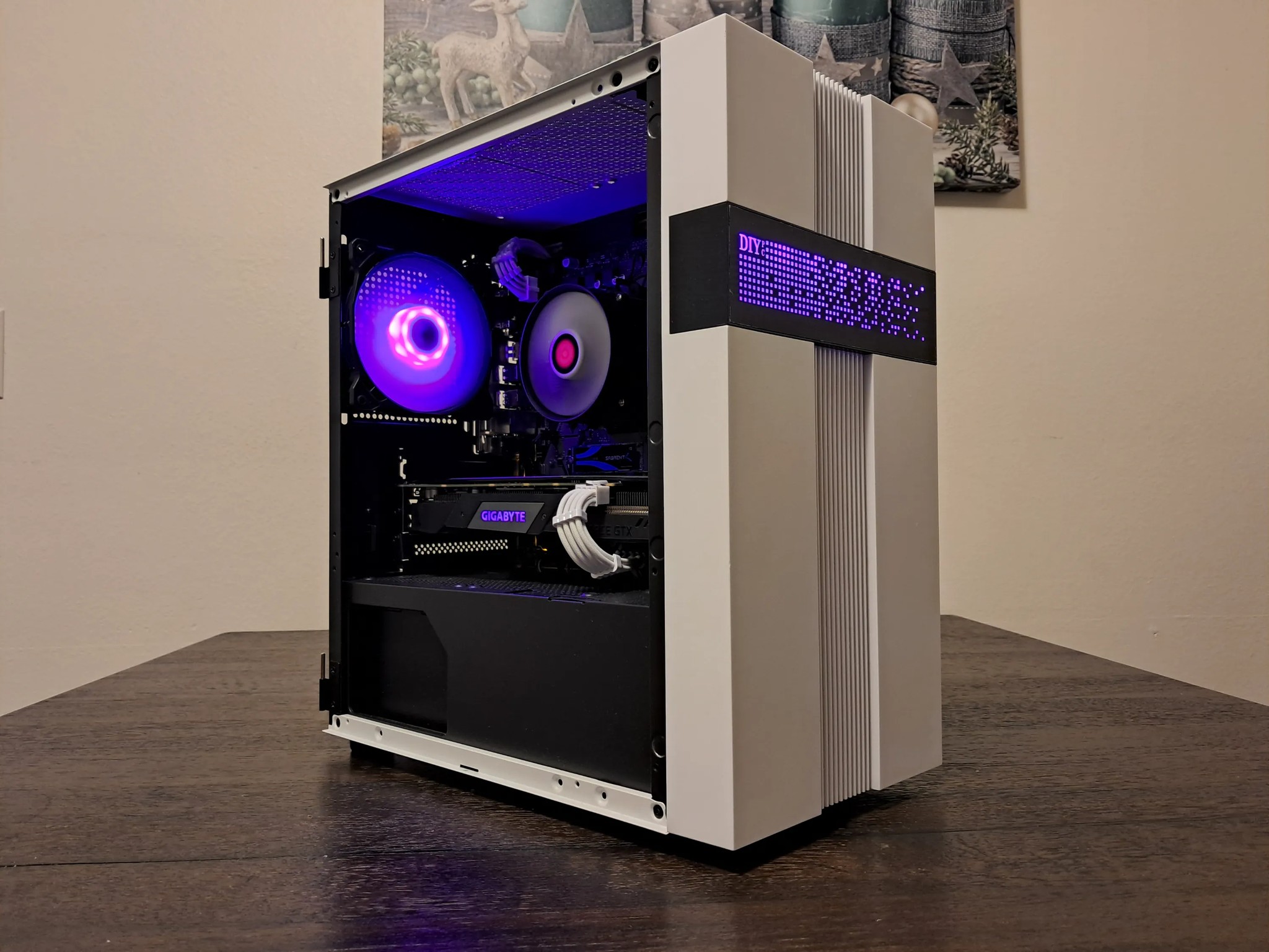 🔵⬜ Aesthetic Gaming PC ⬜🔵 Ryzen 5 3400G 3.7-4.2 GHz | Nvidia GTX 1660 Super | 1TB SSD
