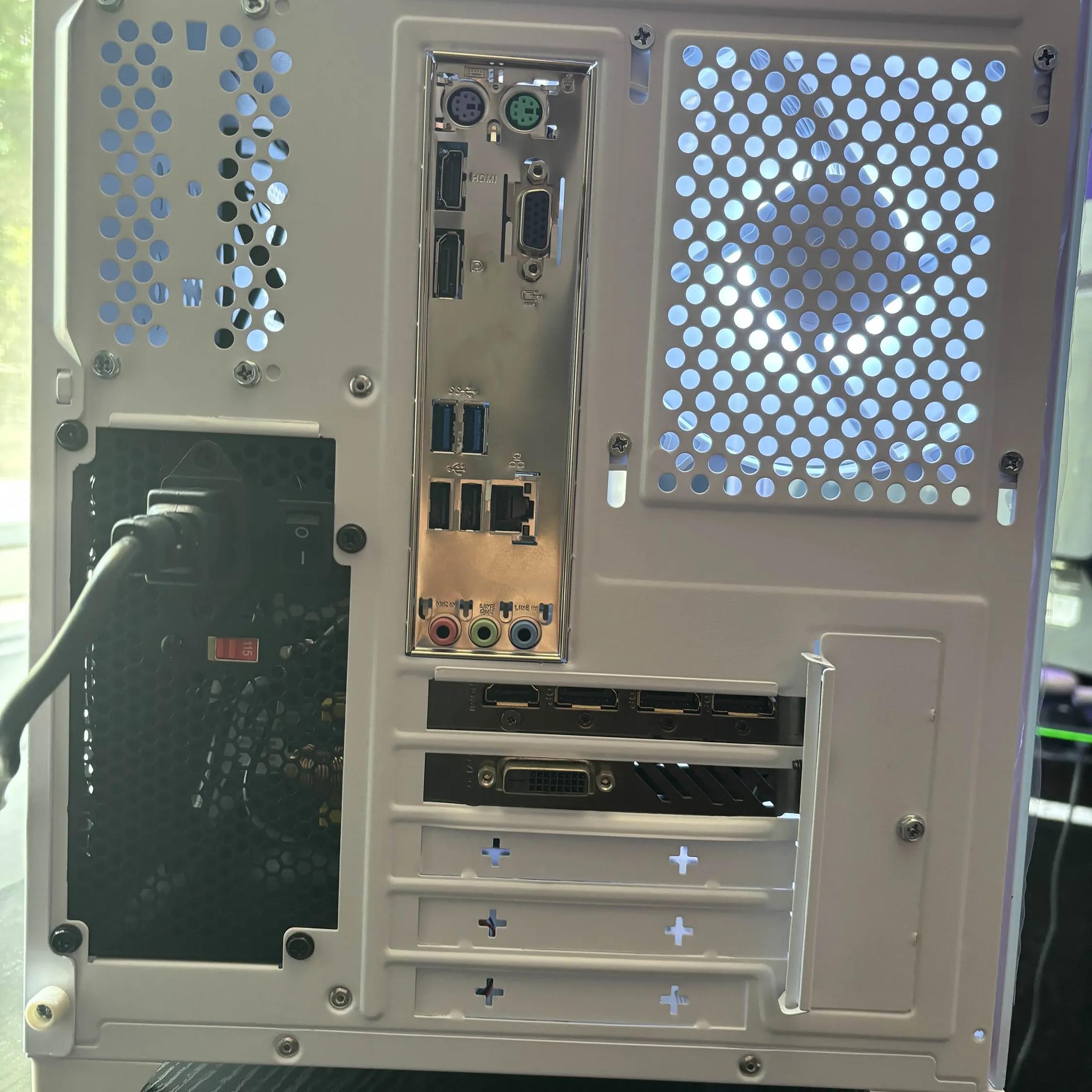 GAMING PC i5 12TH GEN RADEON RX 570 RGB Lighting RGB Fans Computer