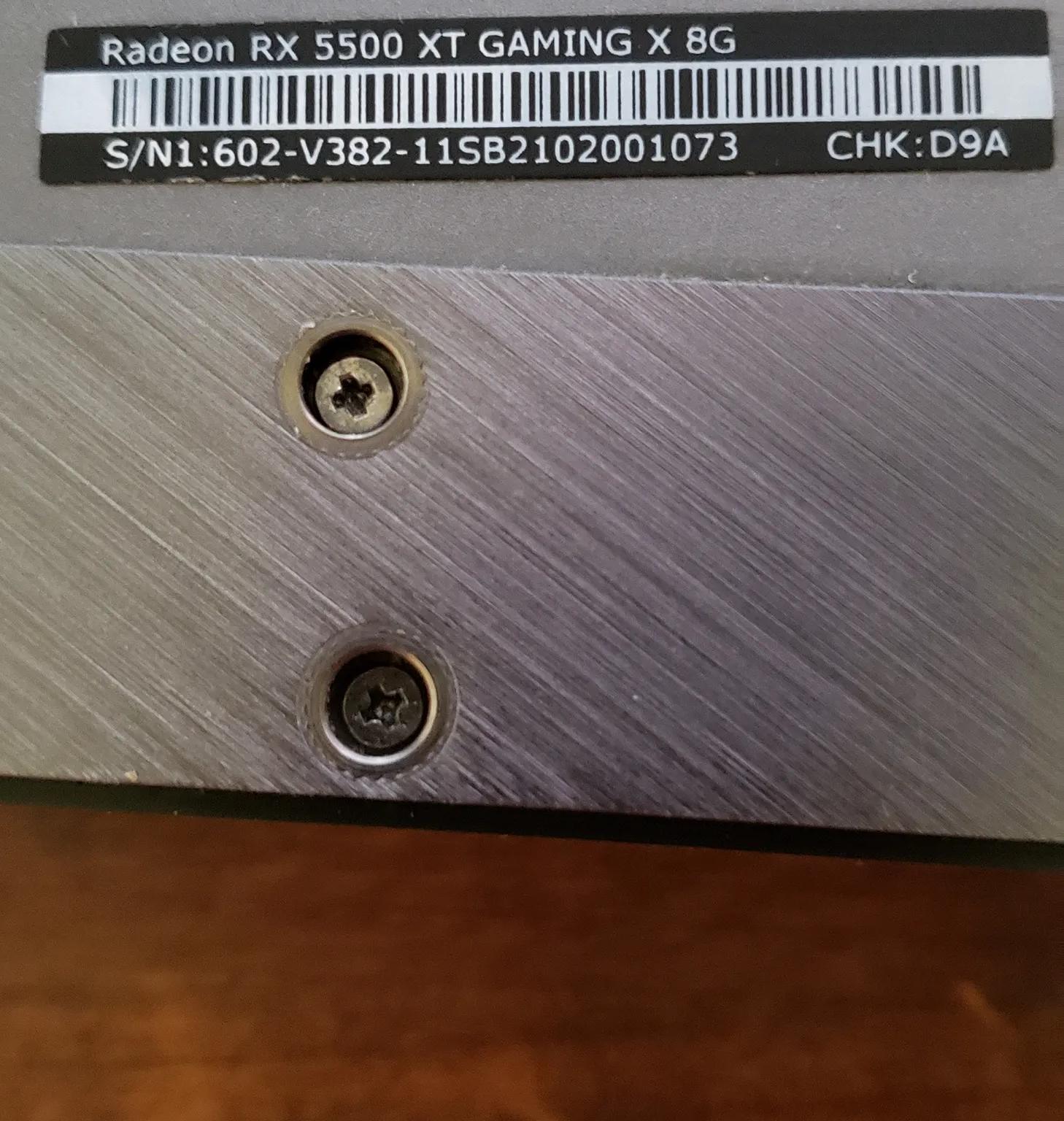 MSi RX 5500 XT Gaming X 8G