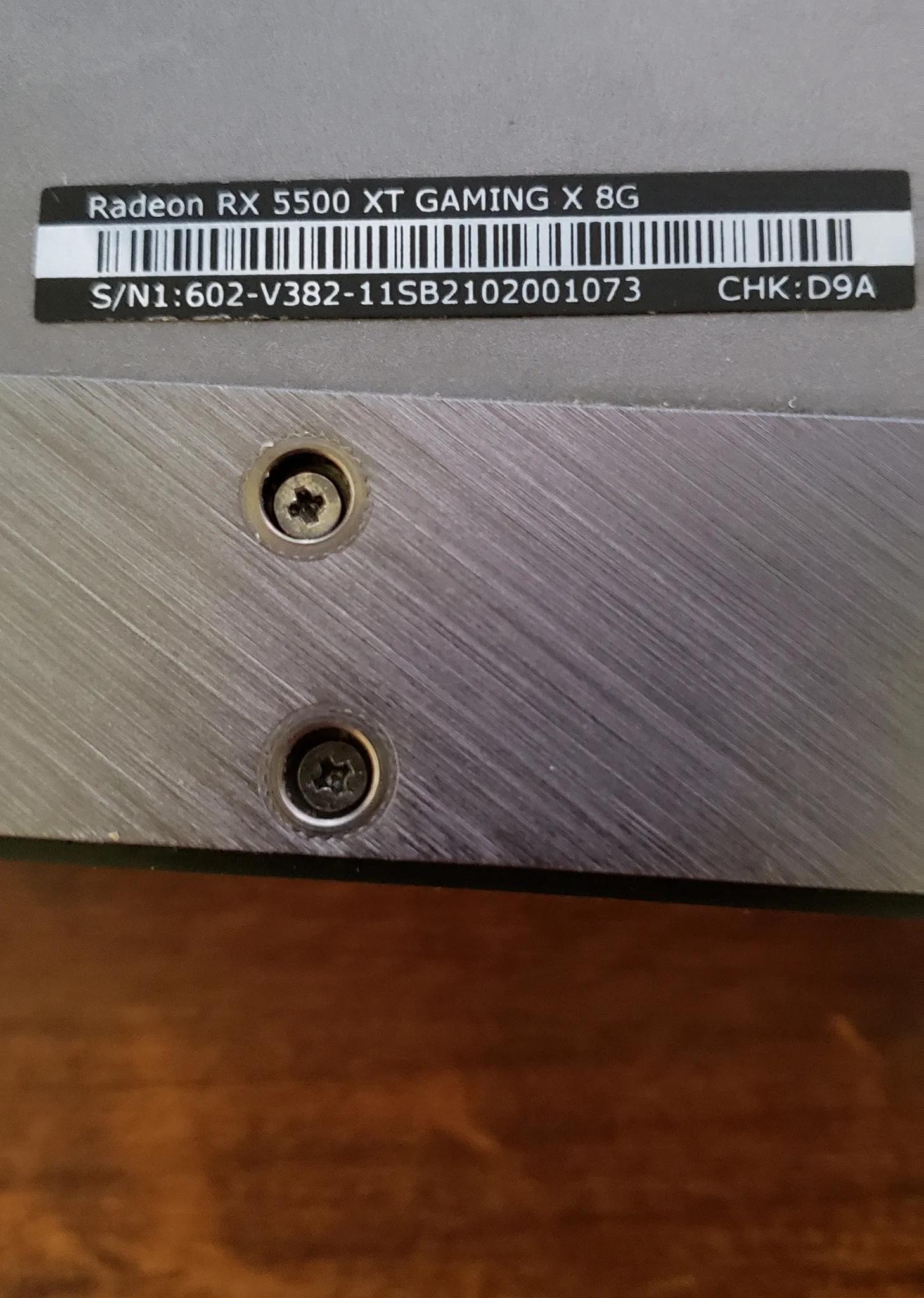 MSi RX 5500 XT Gaming X 8G