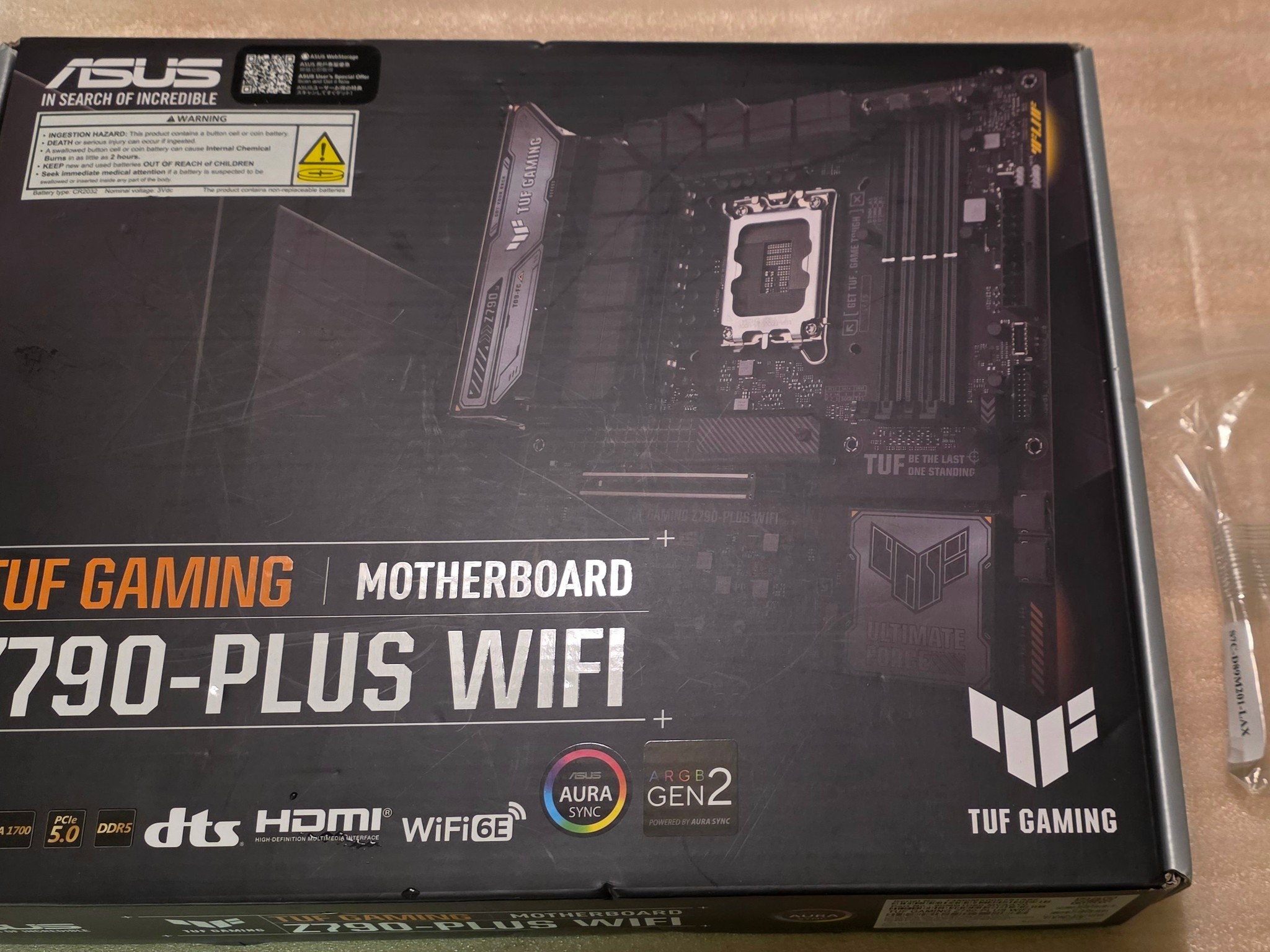 COMBO ASUS TUF GAMING Z790-PLUS WIFI AND 16 GB DDR5 Ram