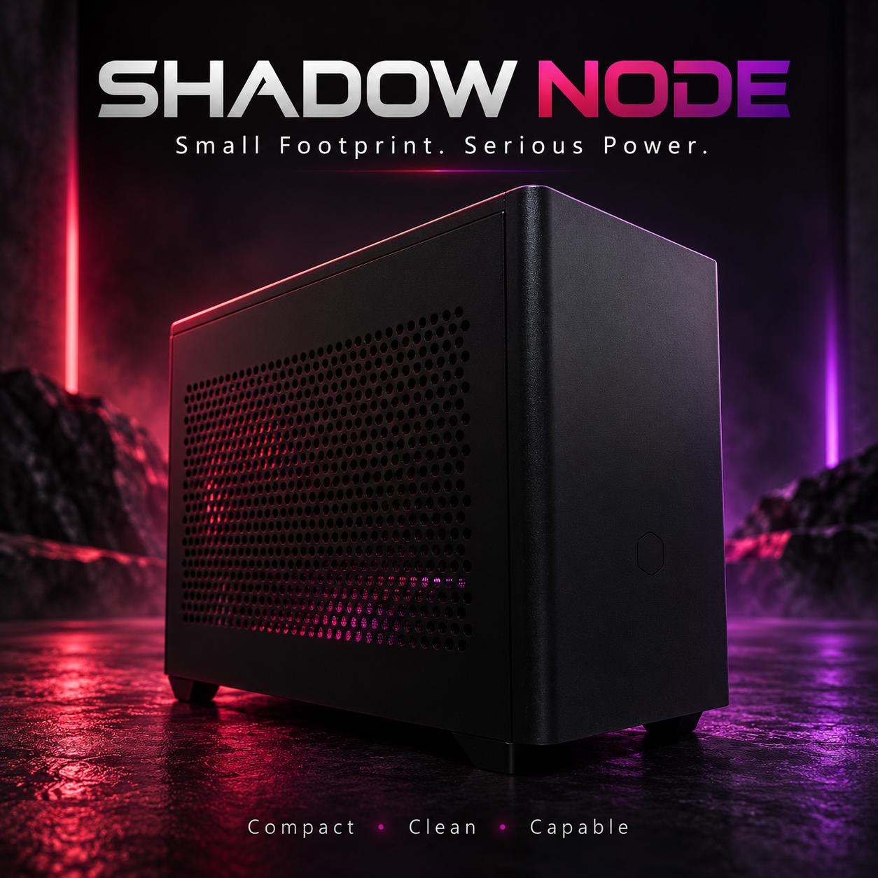 ⚫️"Shadow Node"⚫(SFF)| 1440p Gaming | i7 13700K | RTX 4060 Ti | 32B Ram | 4.5 TB Storage | Free Ship
