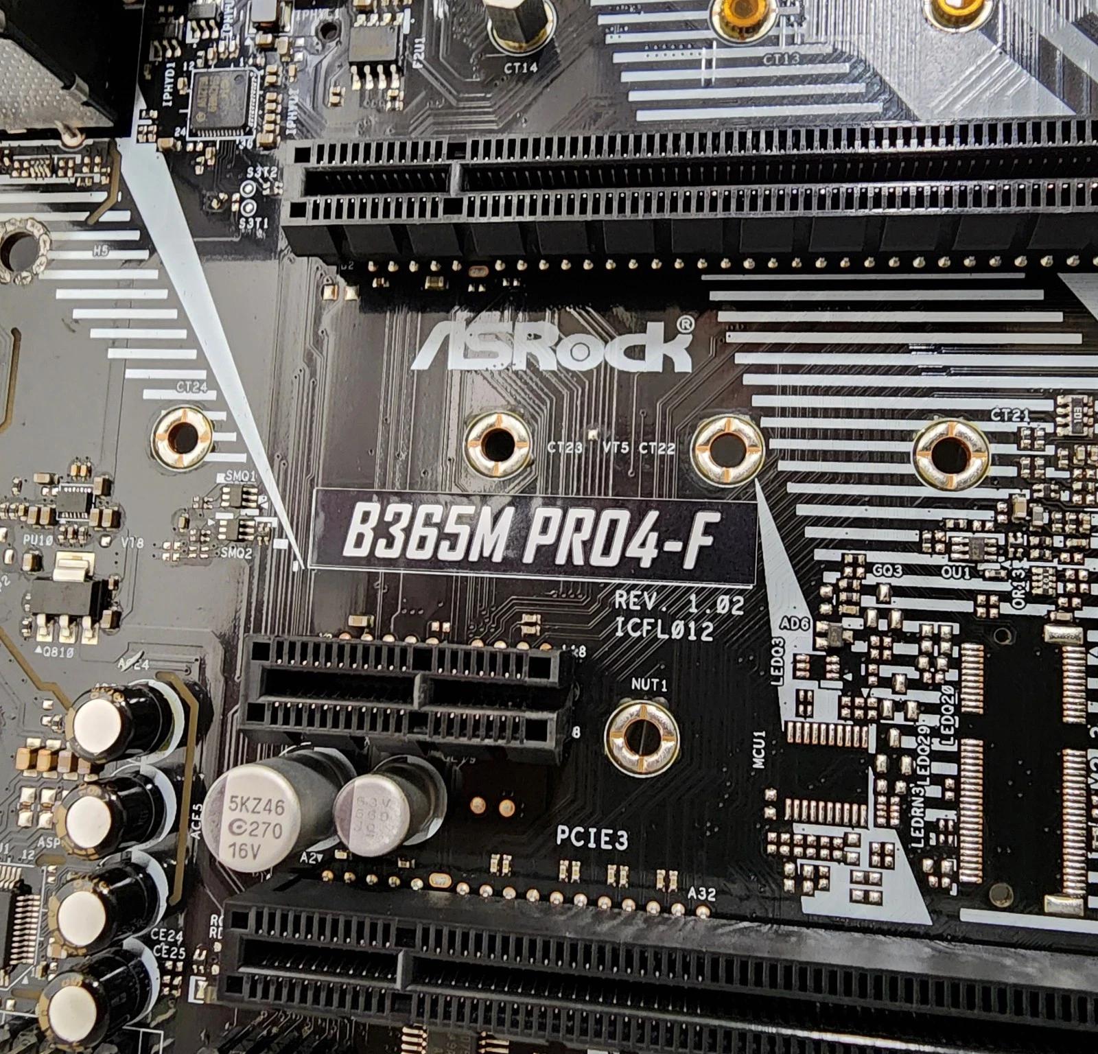 UPDATED BIOS ASRock B365M Pro4-F DDR4 LGA1151 MATX MOTHERBOARD