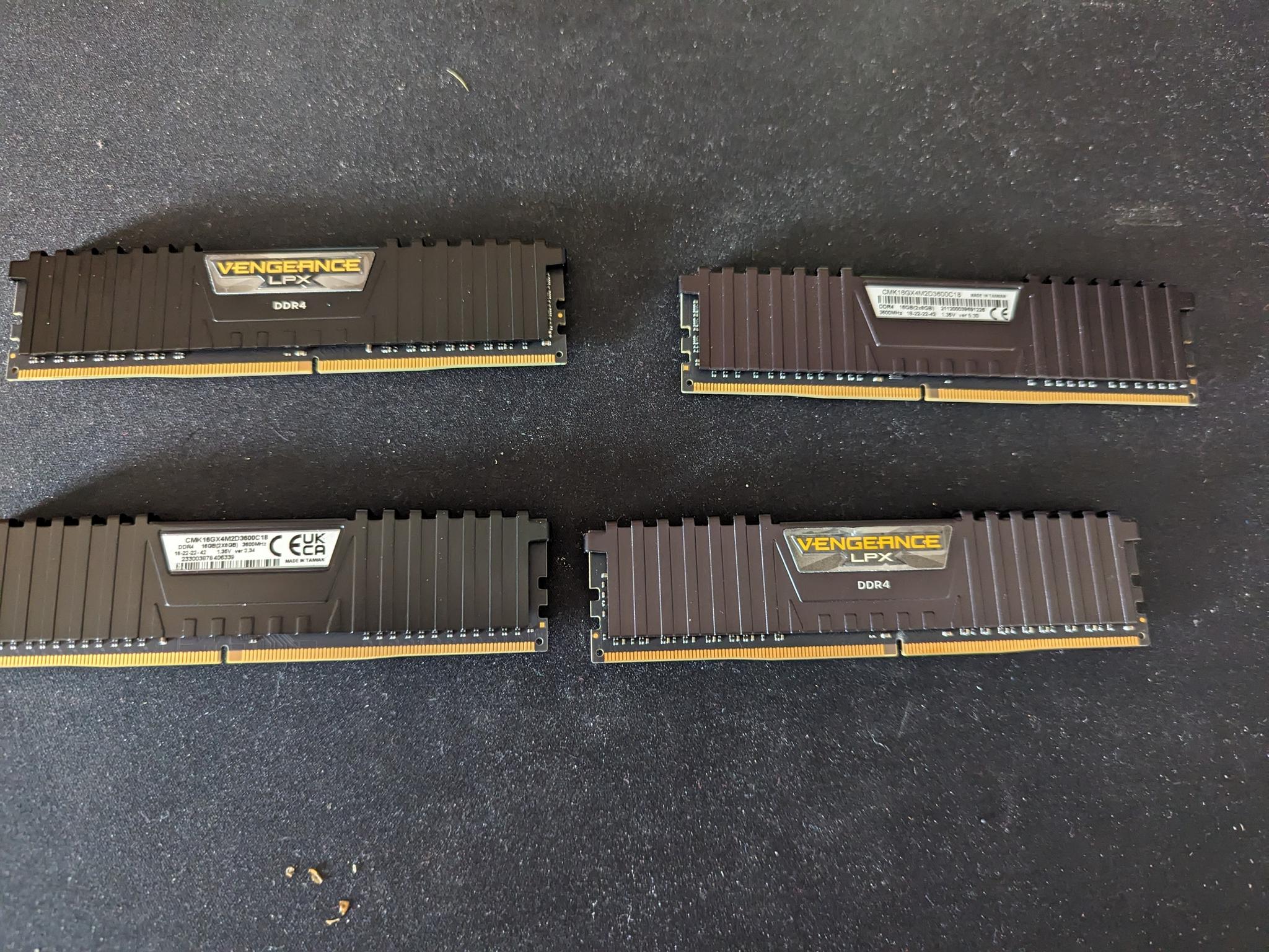 Vengeance LPX 32Gigs @3600mhz