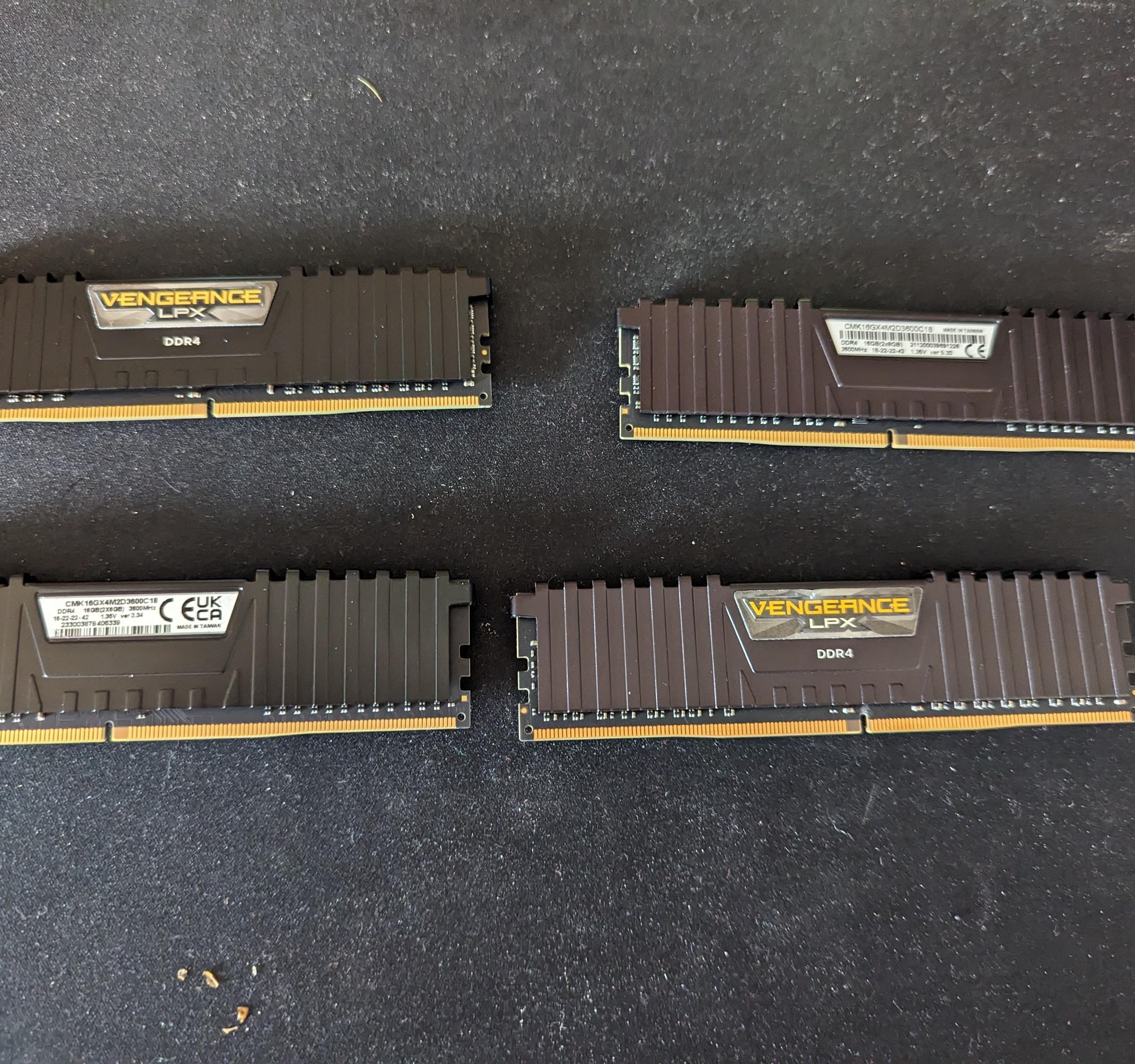 Vengeance LPX 32Gigs @3600mhz