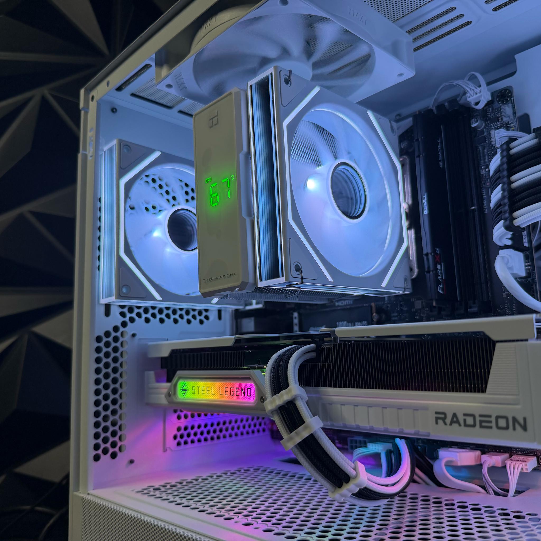 ⚪⚫⚡ MID YANG BANG ⚡⚫⚪ Ryzen 5 9600X| RX 9060XT| 16 GB DDR5| 1.25 TB NVMe| 650W PSU